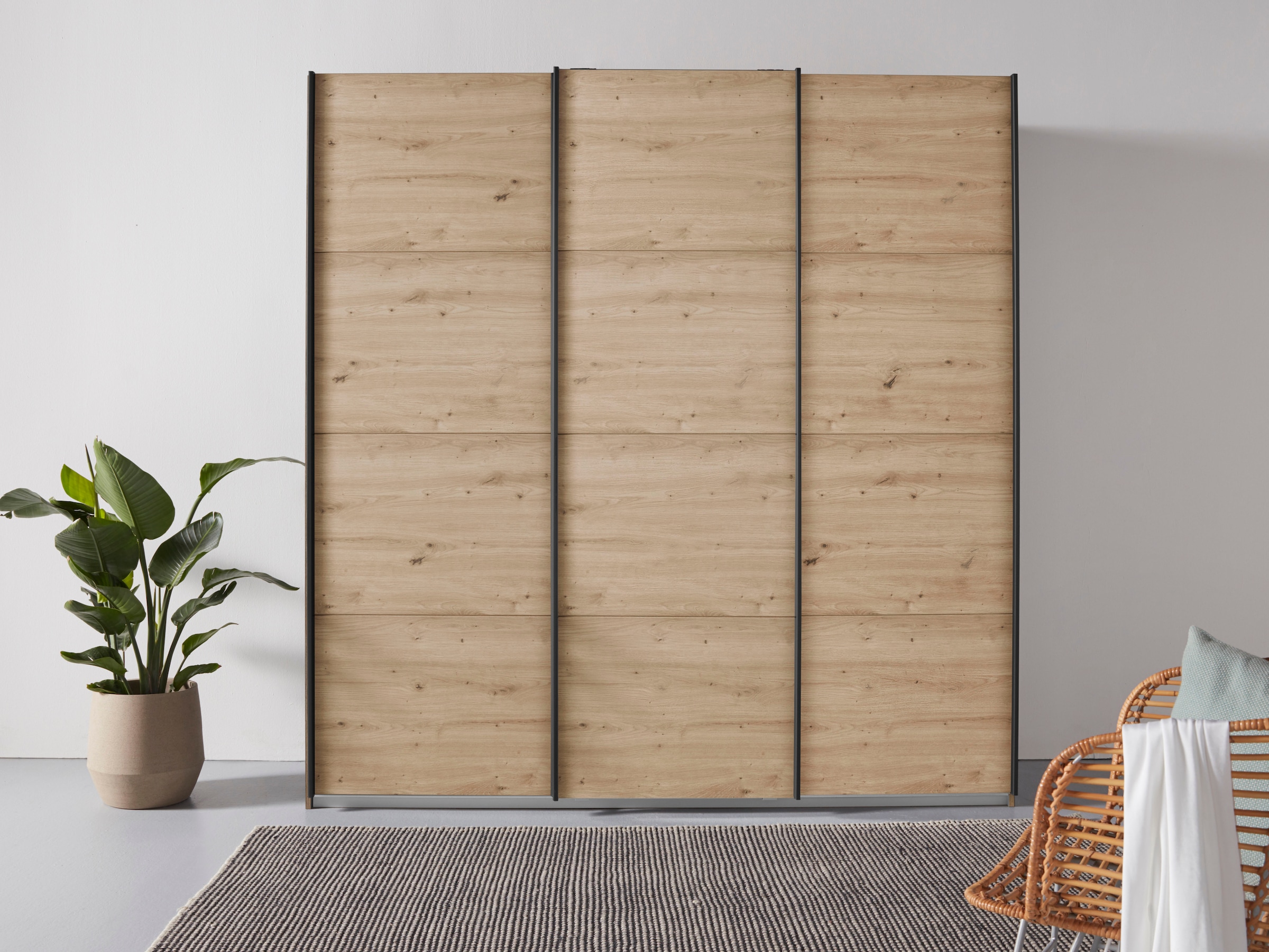 OTTO home Kleiderschrank "Mehrzweckschrank Aktenschrank Möbel Mietswohnung TOPSELLER OTELI" 3 Ausstattungen BASIC/CLASSIC/PREMIUM (inkl. SOFT-CLOSE-FUNKTION), Breiten 203/271/315/360 cm Höhen 210/229 cm MADE IN GERMANY