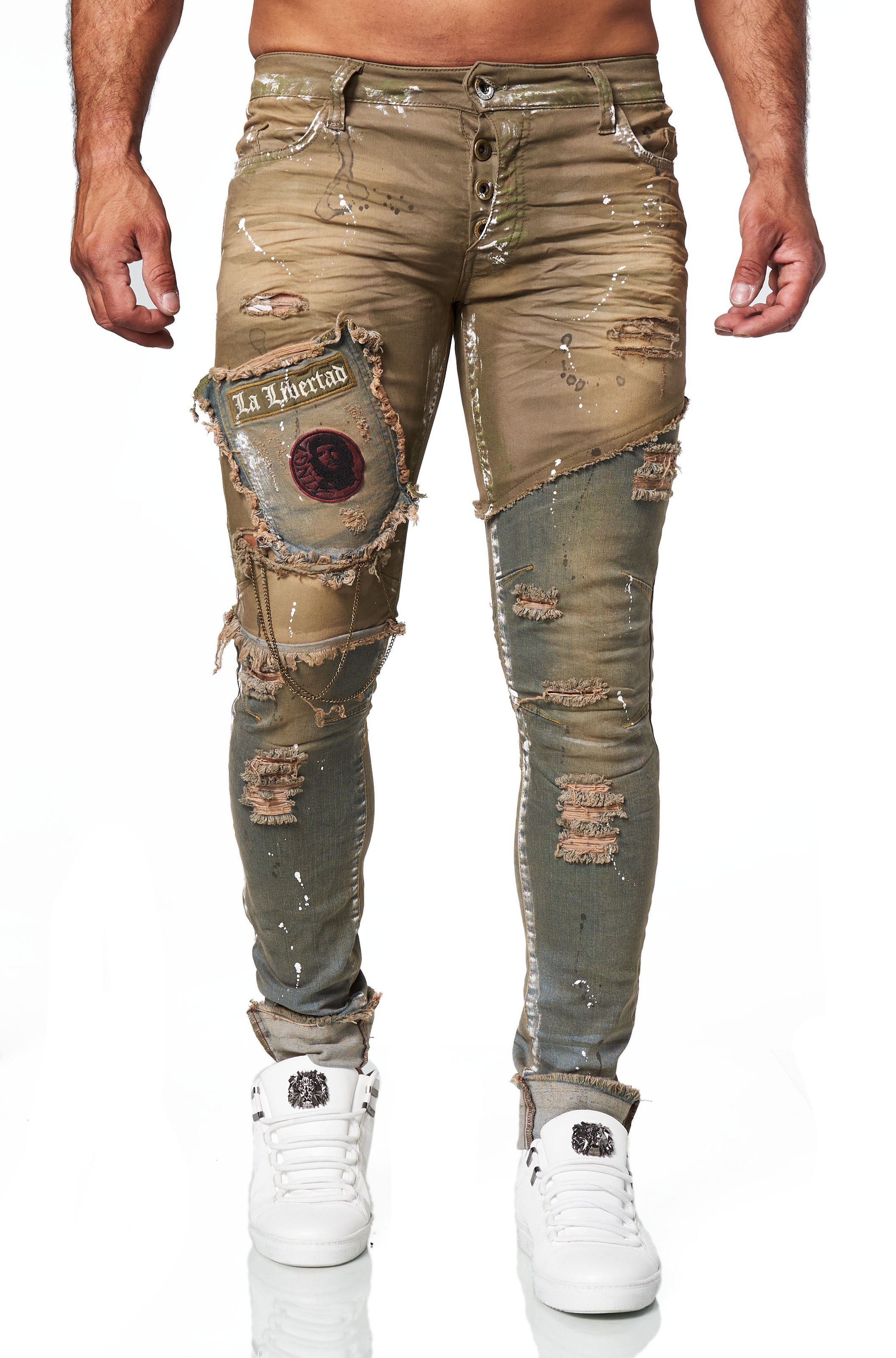KINGZ Slim-fit-Jeans, in lässigem Design