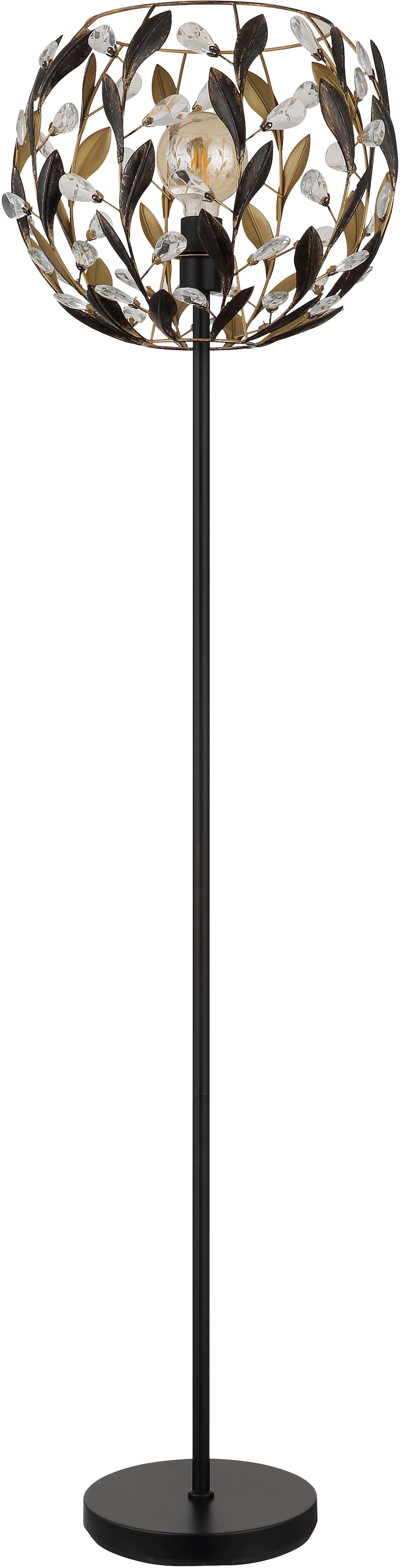 GLOBO LIGHTING Stehlampe »MIKA« E27 1 Stk. Stehlampe Wohnzimmer Schlafzimmer Flur Design-Leuchte