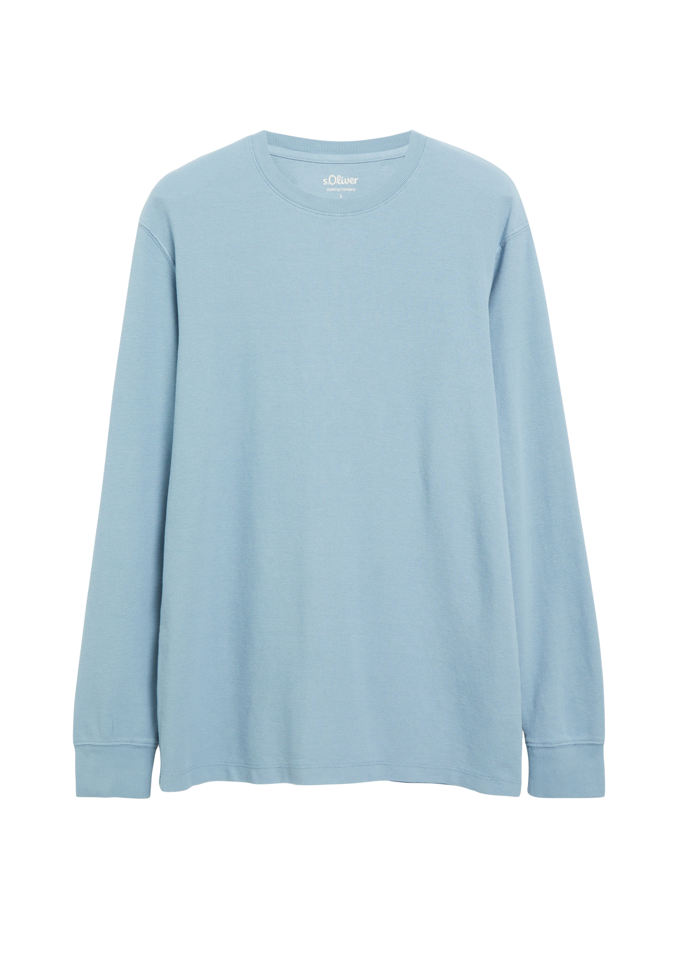 s.Oliver Langarmshirt mit Rundhalsausschnitt