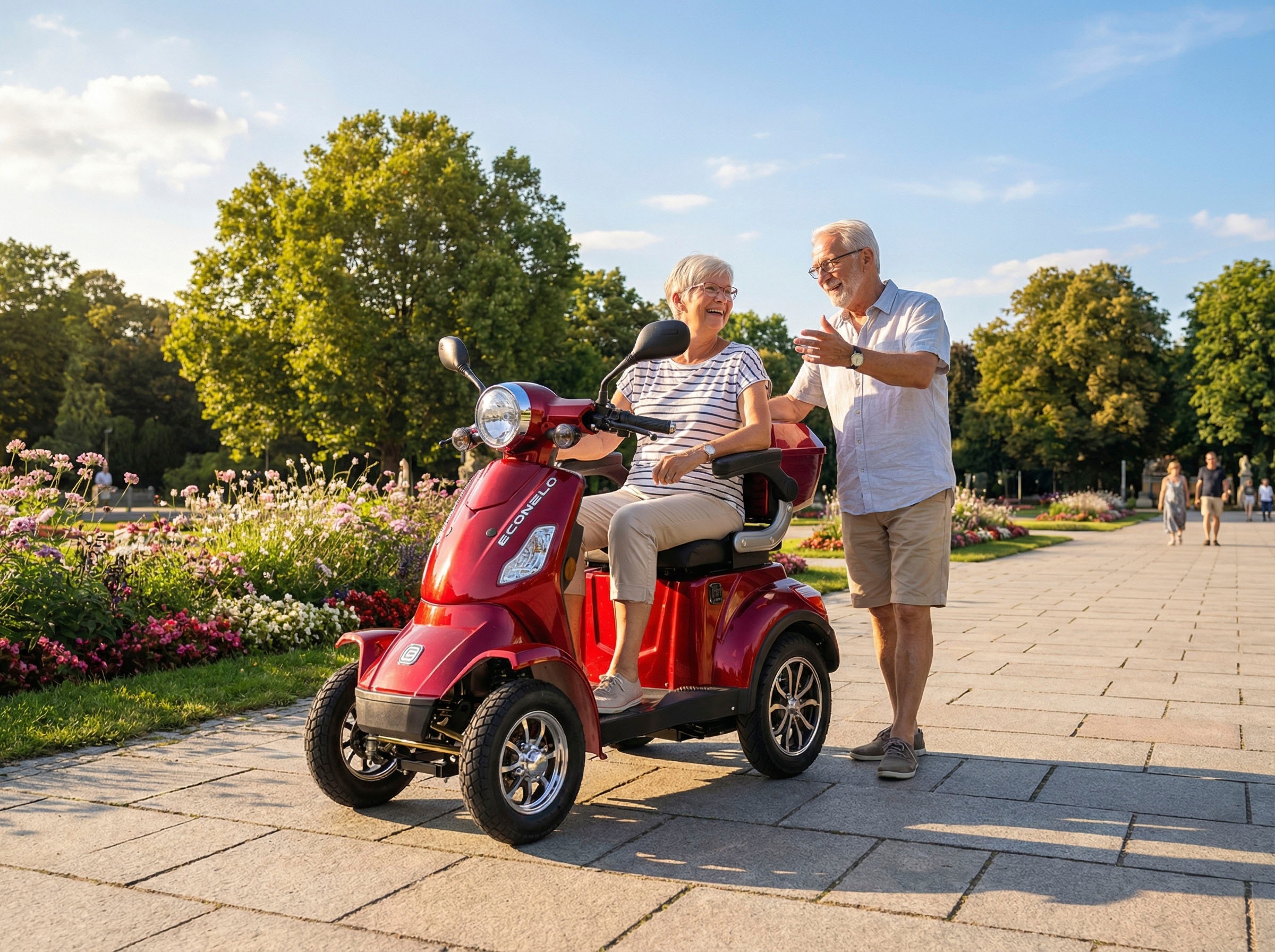 ECONELO Elektromobil »Seniorenmobil P4000, Blei-Akku, 25 km/h, 1000 Watt« 1.000 W 25 km/h