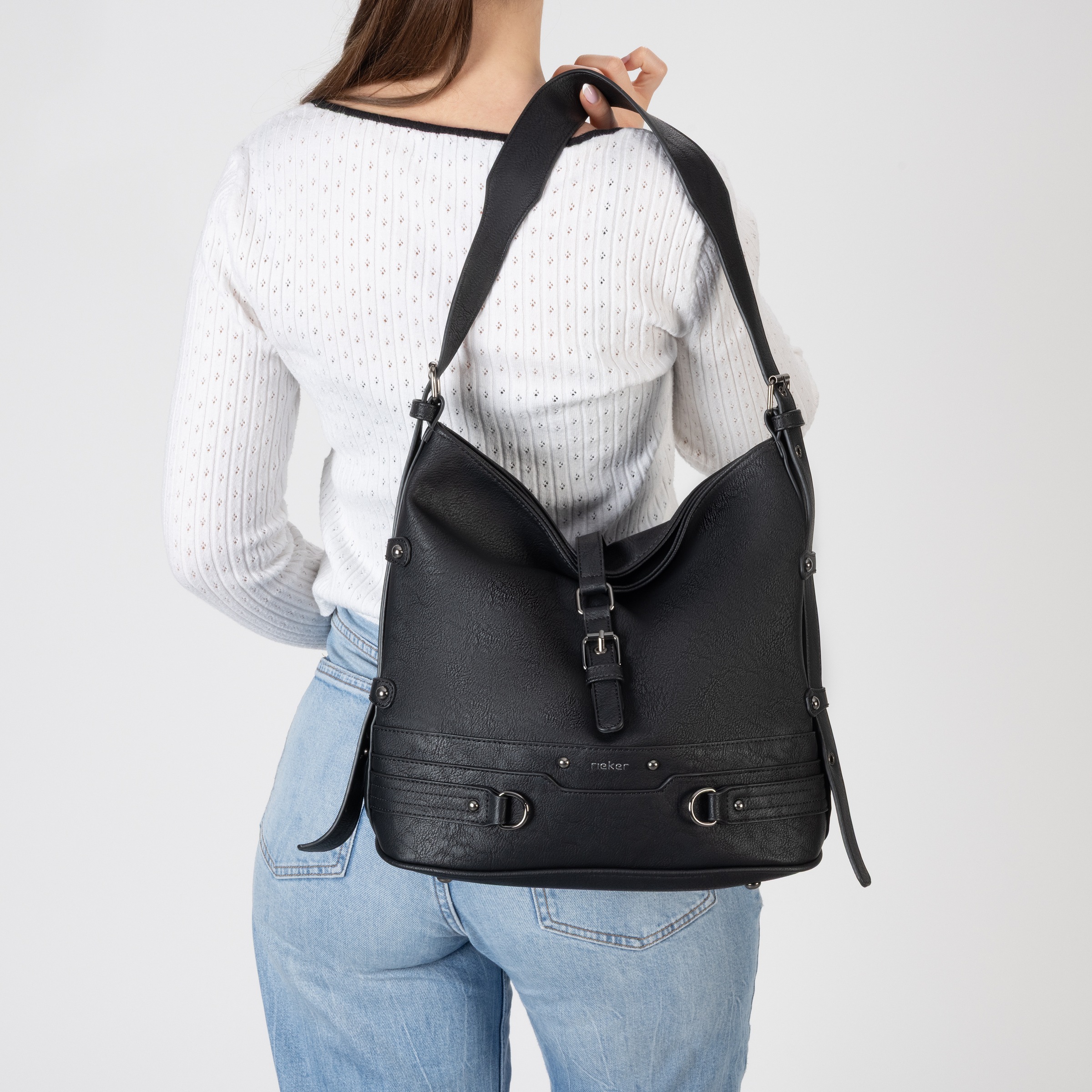 Rieker Umhängetasche Damen Beuteltasche, Schultertasche, Henkeltasche