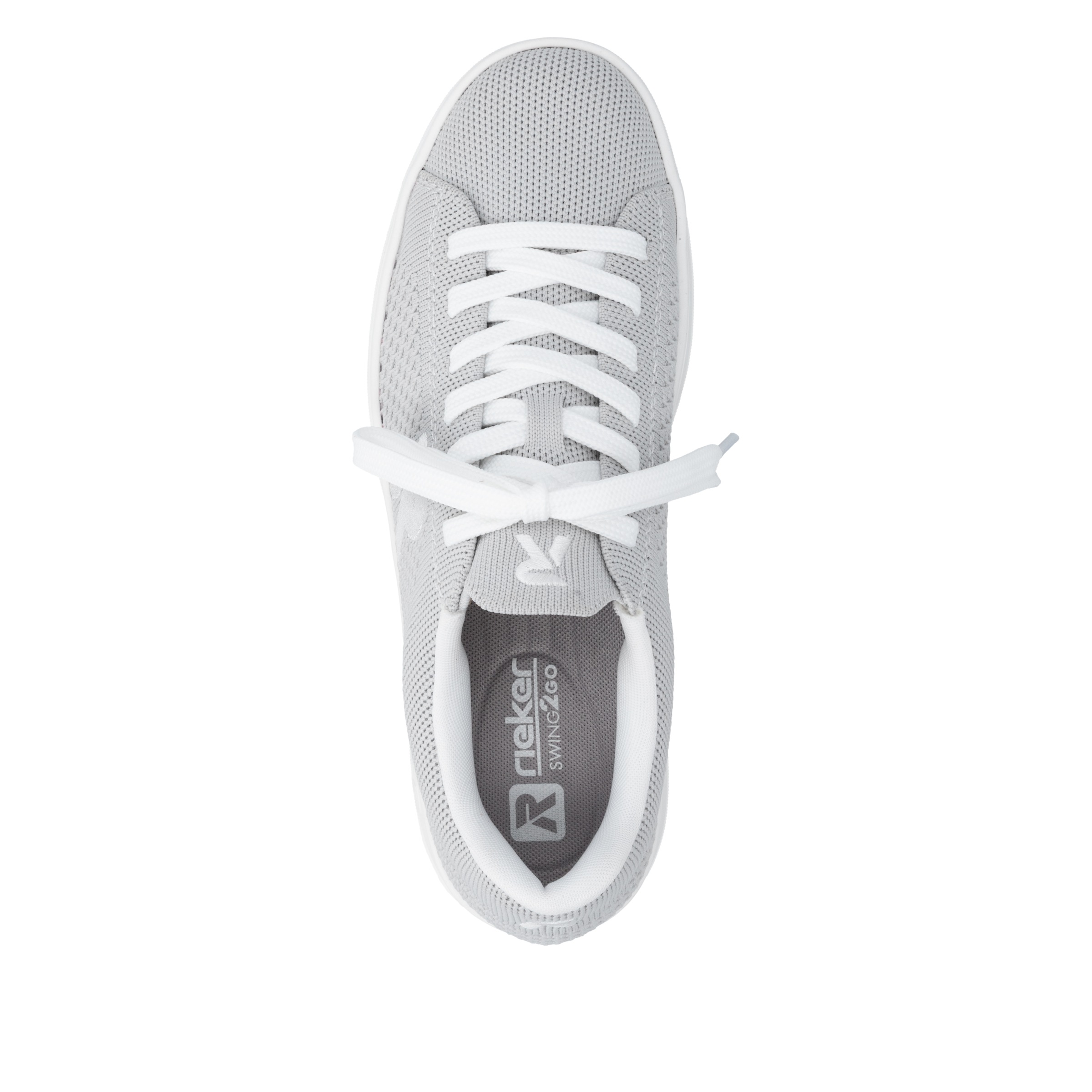 RIEKER Sport Plateausneaker  Slip-on Sneaker, Halbschuh, Freizeitsneaker mit aufgesetzter Schnürung