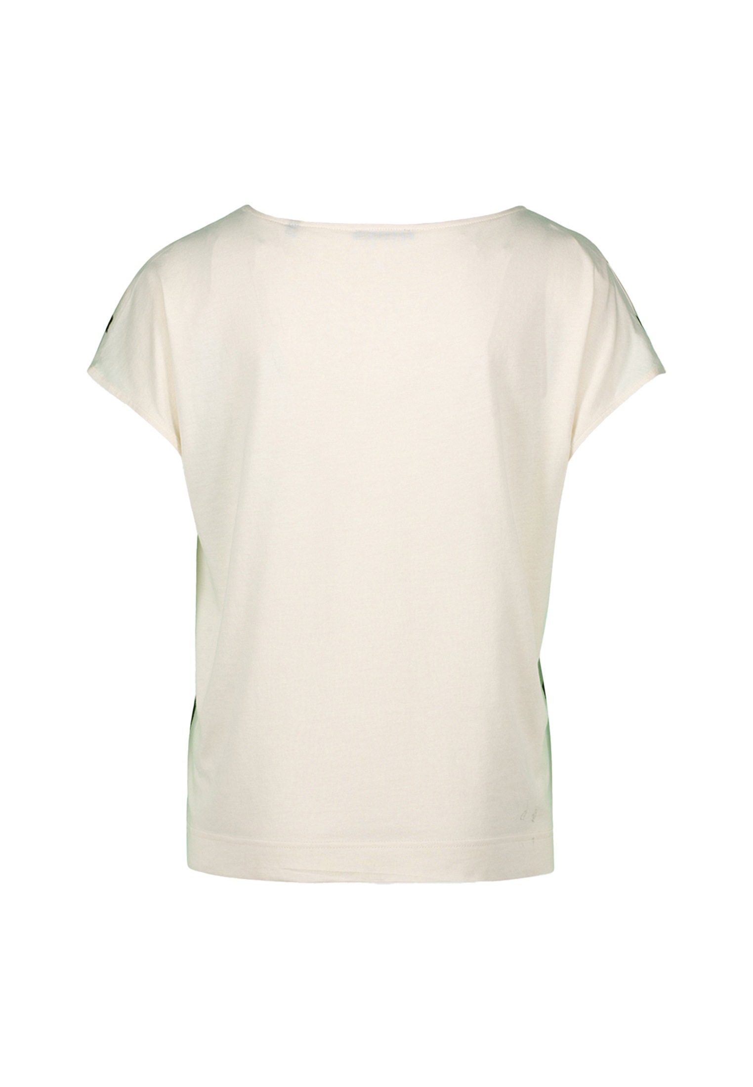 Zero Kurzarmshirt »zero Satinshirt mit Print«, (1 tlg.), Plain/ohne Details