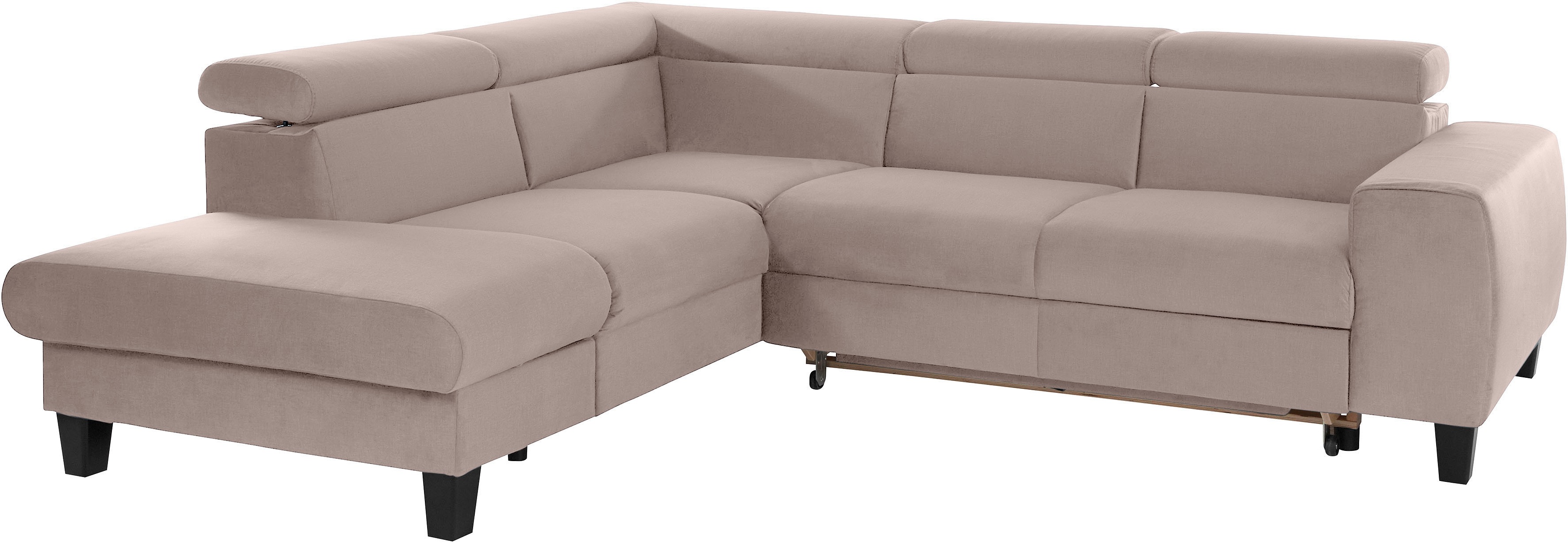 Thumbnail - COTTA Ecksofa "Morven L-Form" wahlweise mit Bettfunktion, Bettkasten & Wireless-Charger