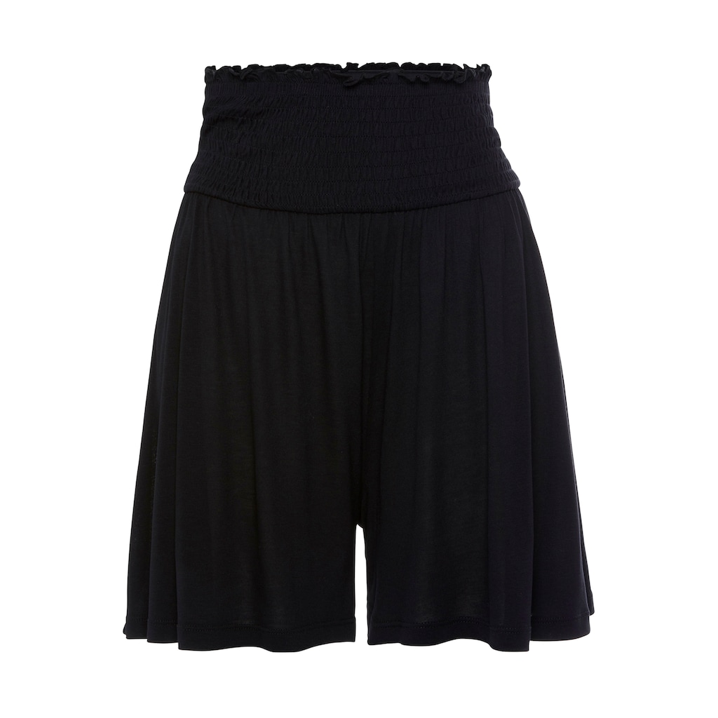 Buffalo Shorts, mit breitem Smokbund, kurze Hose, weites Bein, besonders bequem