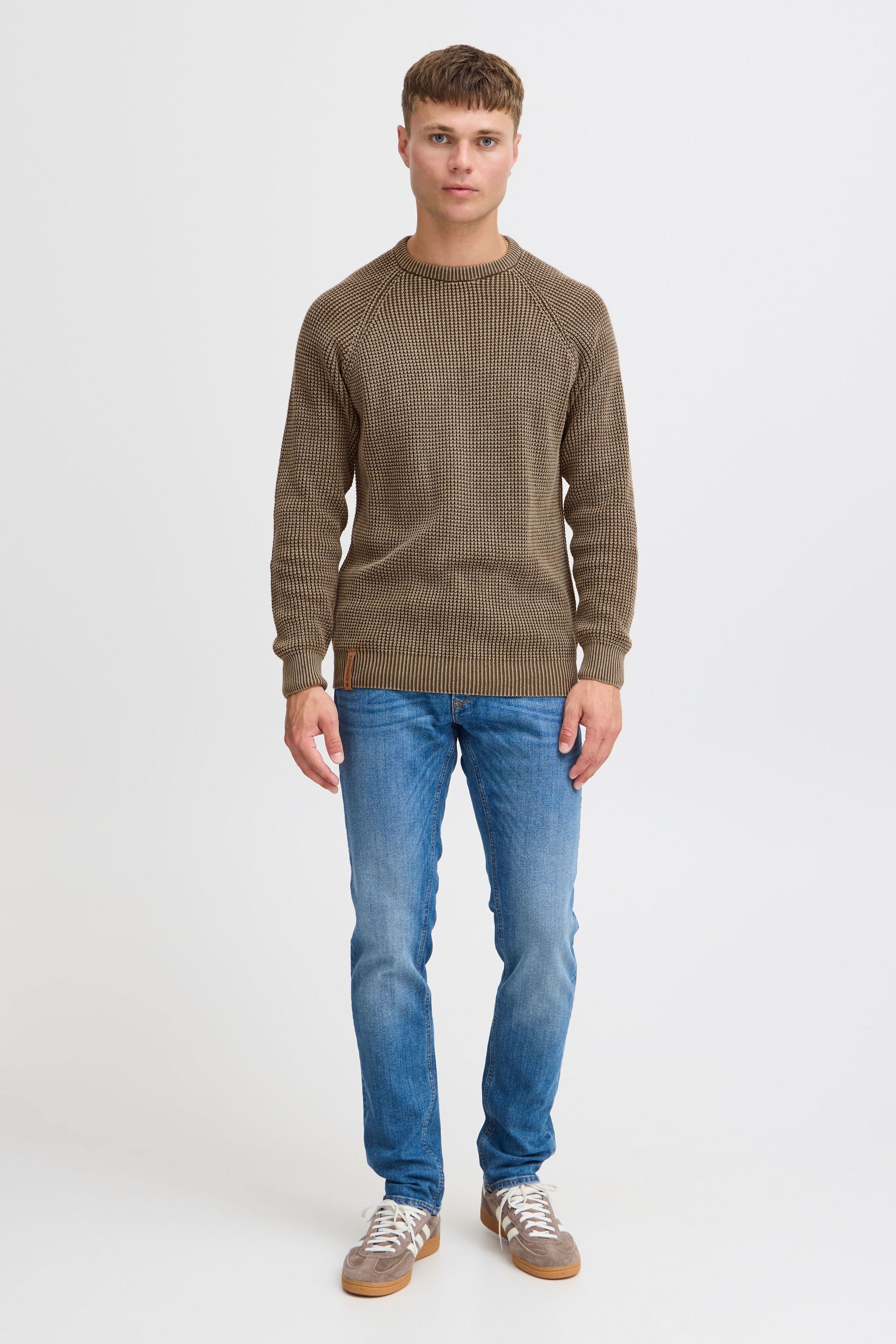 Indicode Strickfleece-Pullover »Strickpullover IDRockford«