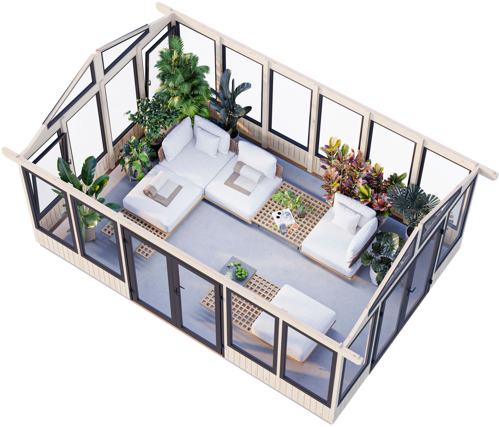 Palmako Holzpavillon »Isabella« BxTxH: 465x661x315 cm