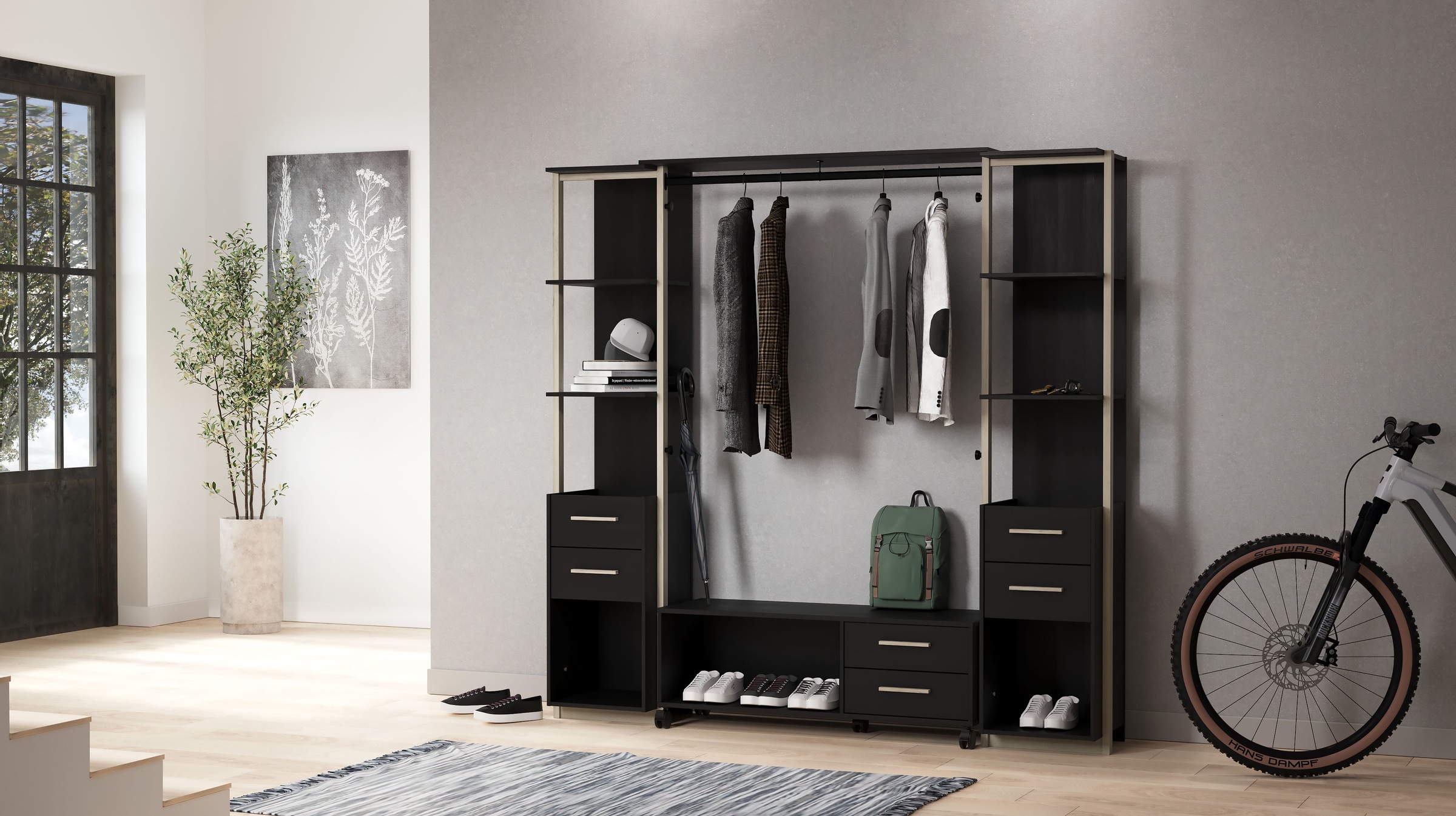Demeyere GROUP Kleiderschrank "MOON Schrank Organizer", Schrank organizer m günstig online kaufen