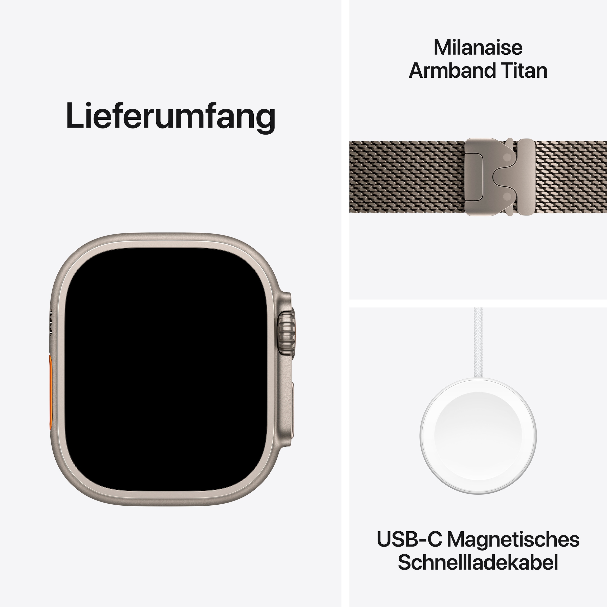Apple Smartwatch »Watch Ultra 3 GPS + Cellular 49mm«, Watch OS, 64 GB