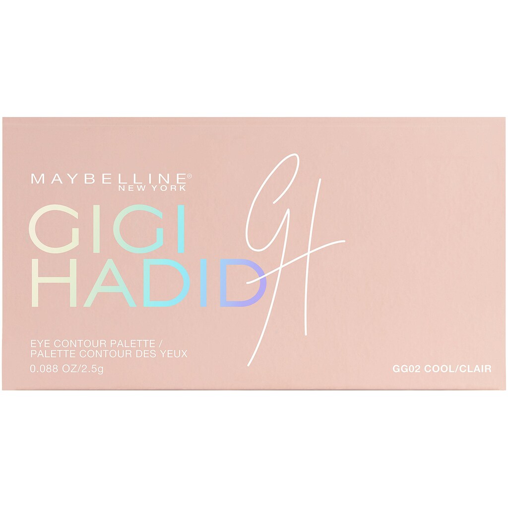 MAYBELLINE NEW YORK Lidschatten-Palette »Gigi Hadid Eye Contour Palette Cool«
