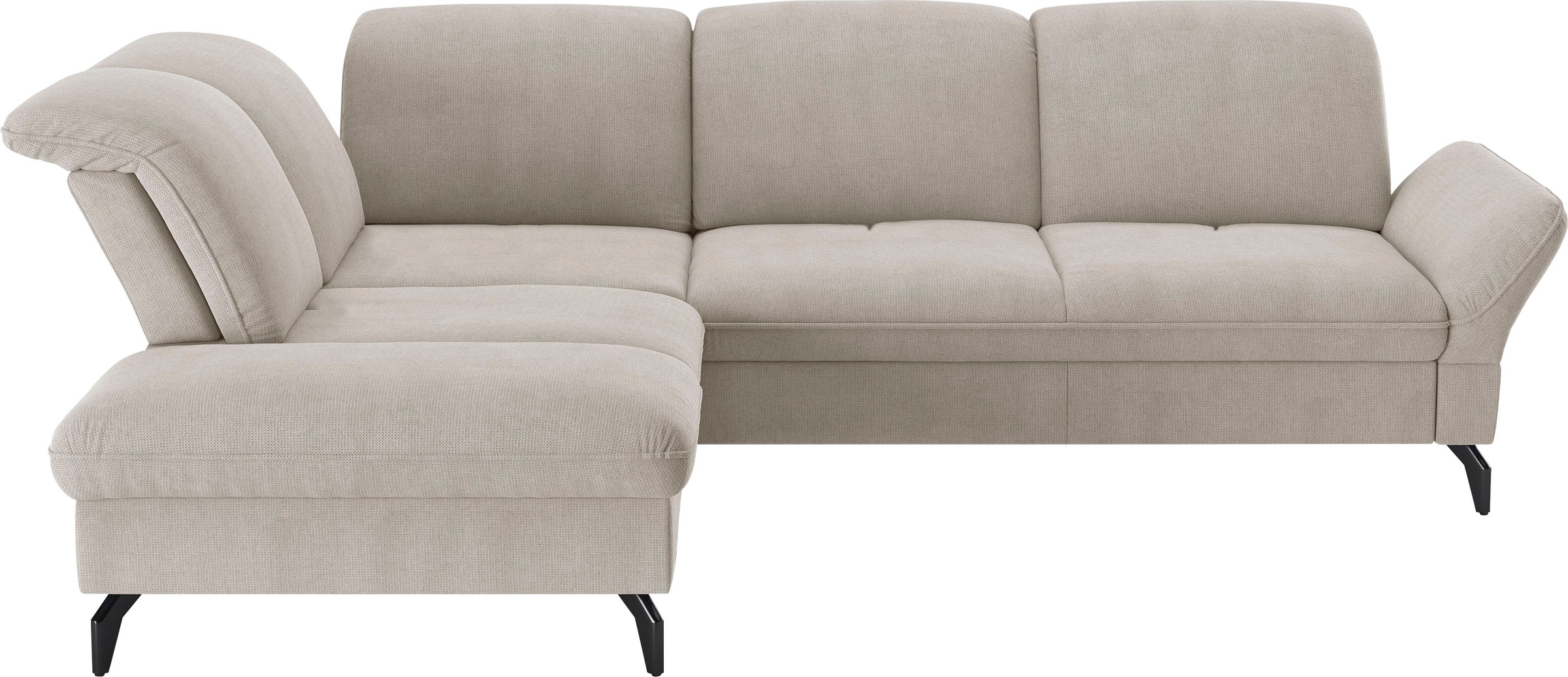 Sit & More Leandro L-Shape Corner Sofa Beige 10