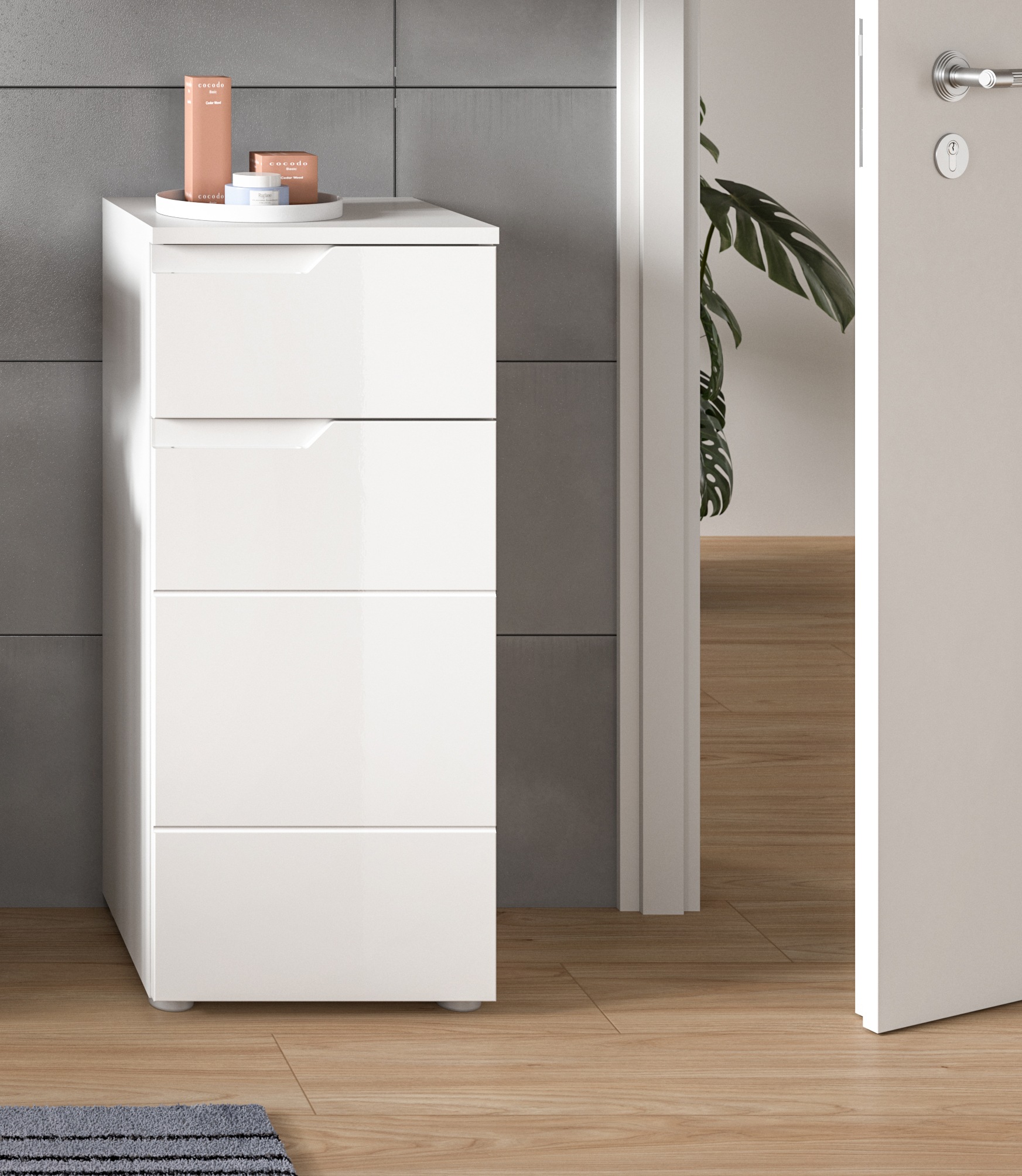 welltime Unterschrank "CAPRI, Höhe 87 cm, 1 Schubkasten, 1 Tür mit Softclos günstig online kaufen