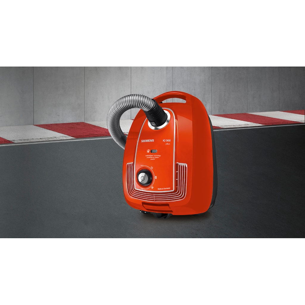 SIEMENS Bodenstaubsauger »Plus Limited Edition iQ300 VSP3AAAA, rot«, 750 W, mit Beutel