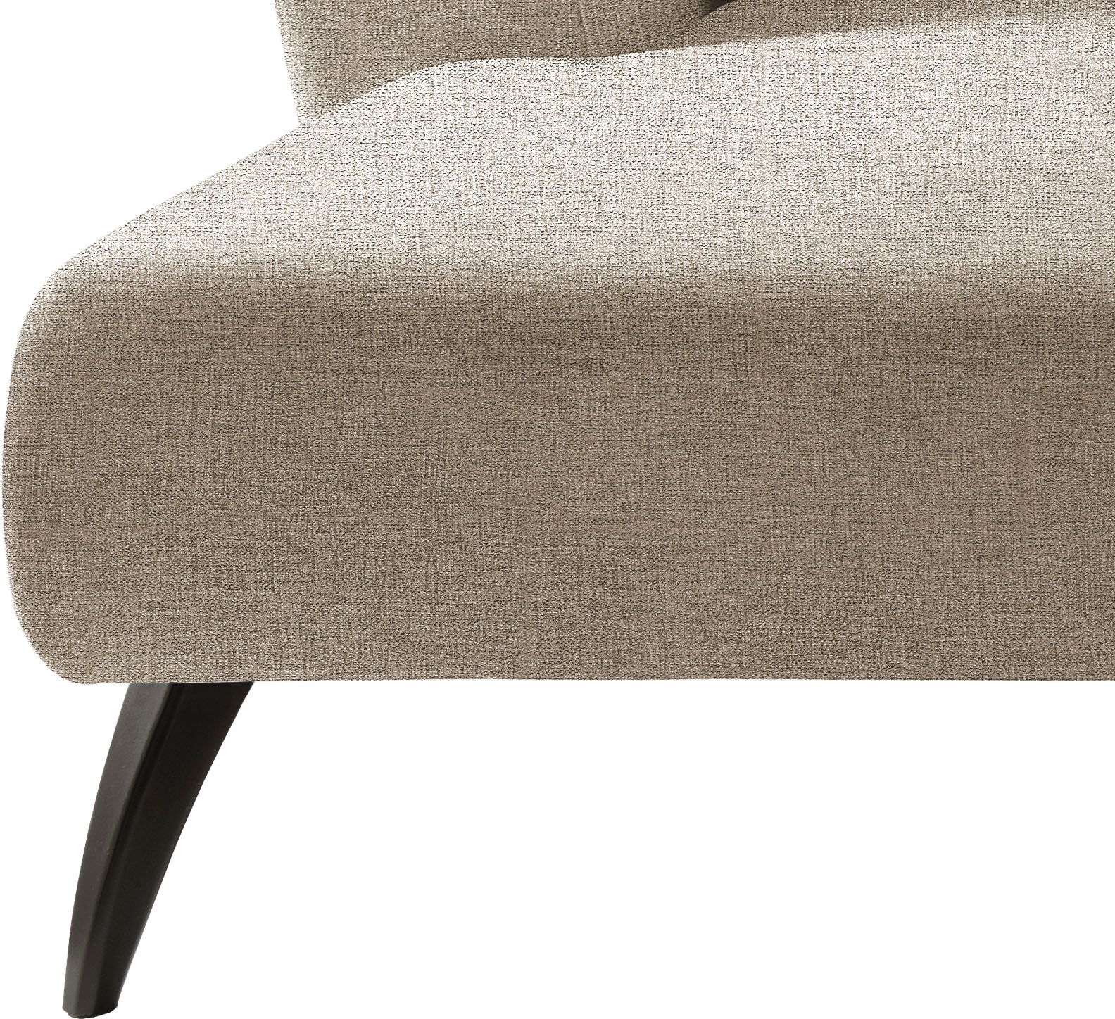 INOSIGN Ecksofa »Colori L-Form«, Holzfußfarbe wählbar, inkl. 4x Zierkissen