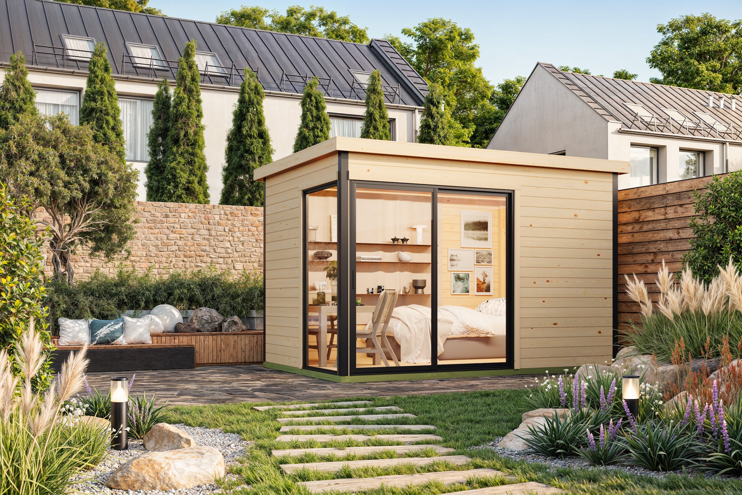 Nordic Holz Gartenhaus "AUSTIN 2" günstig online kaufen