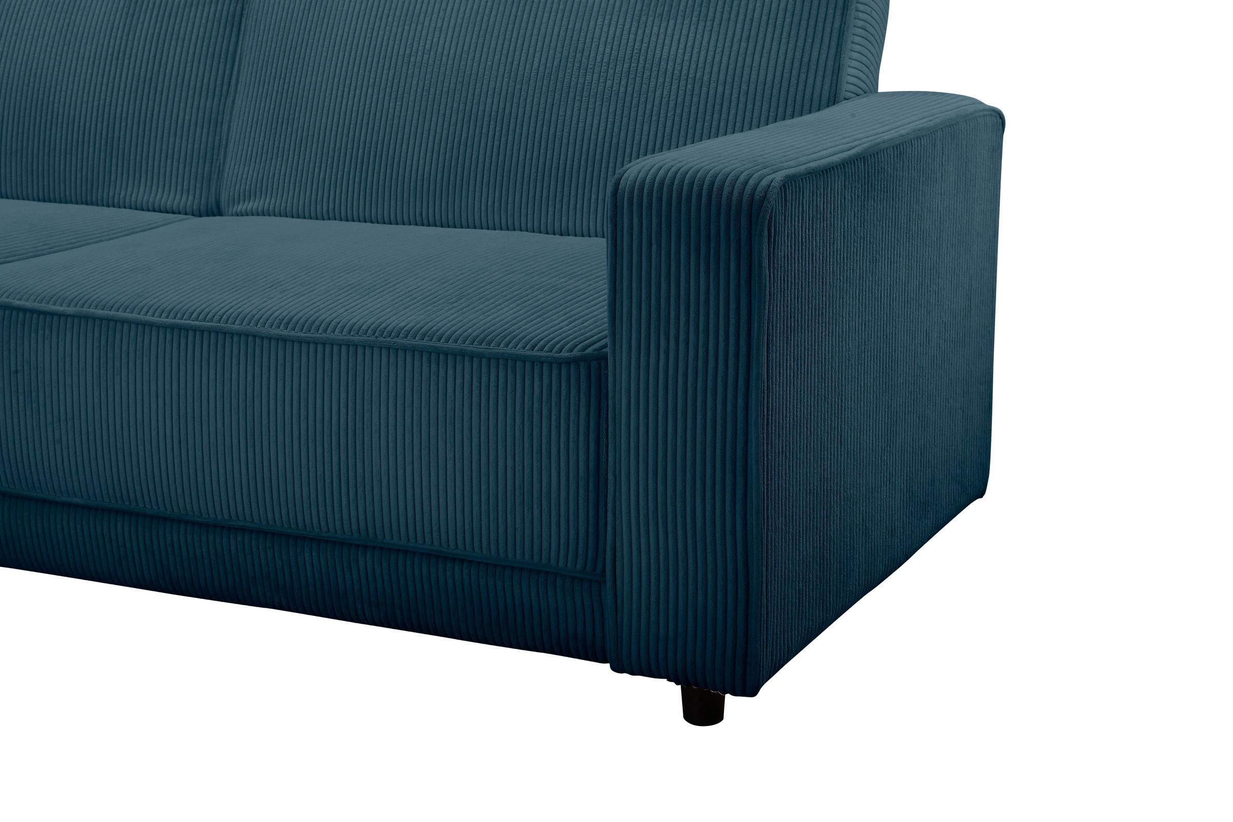 Dorel Home Ecksofa »Allie Schlafsofa 230 cm mit Relaxfunktion in der Rückenlehne«, Schlaffunktion (108/194,5cm), trendiger Cord o. pflegeleichter Velours