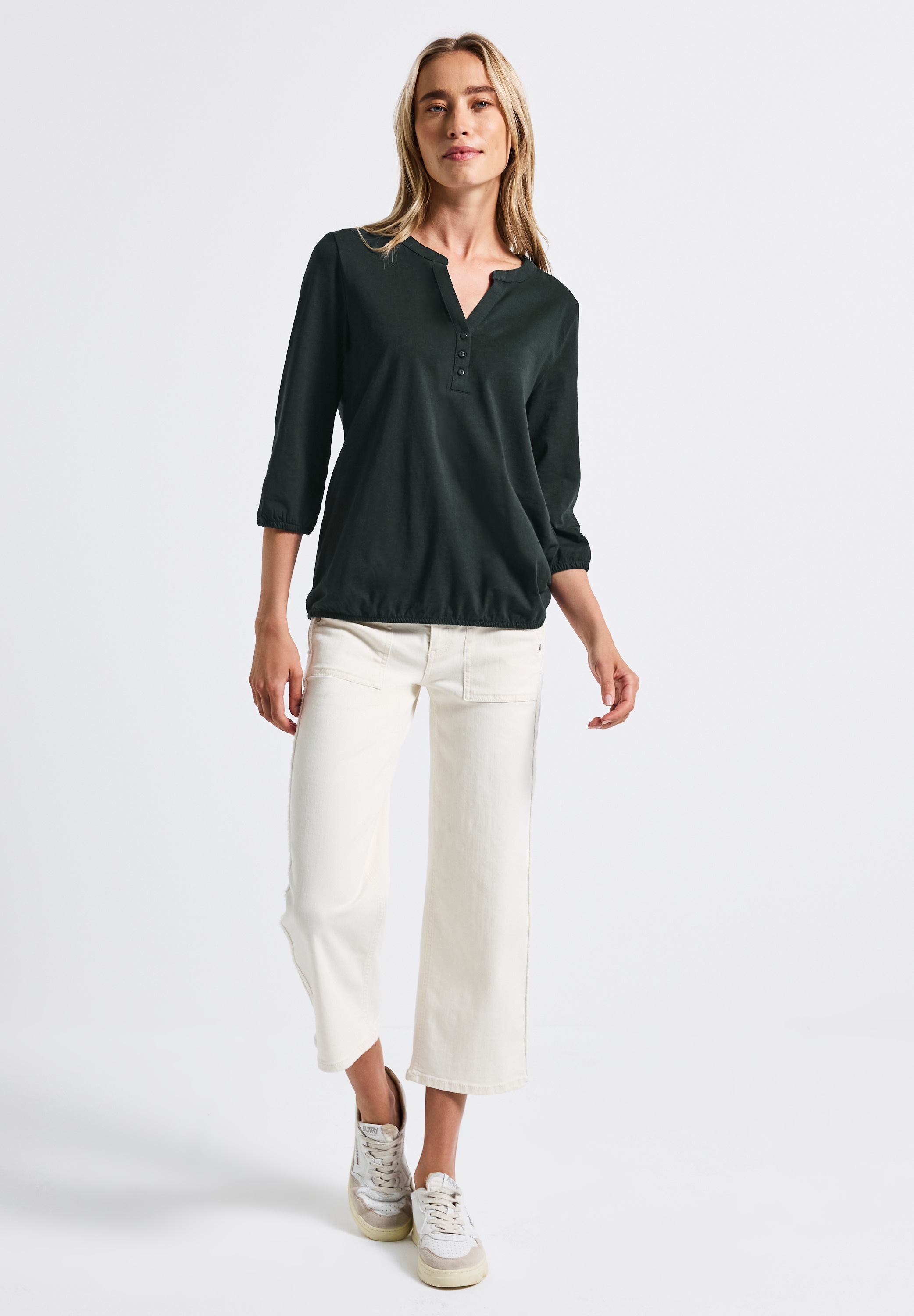 STREET ONE Tunikashirt, aus reiner Baumwolle
