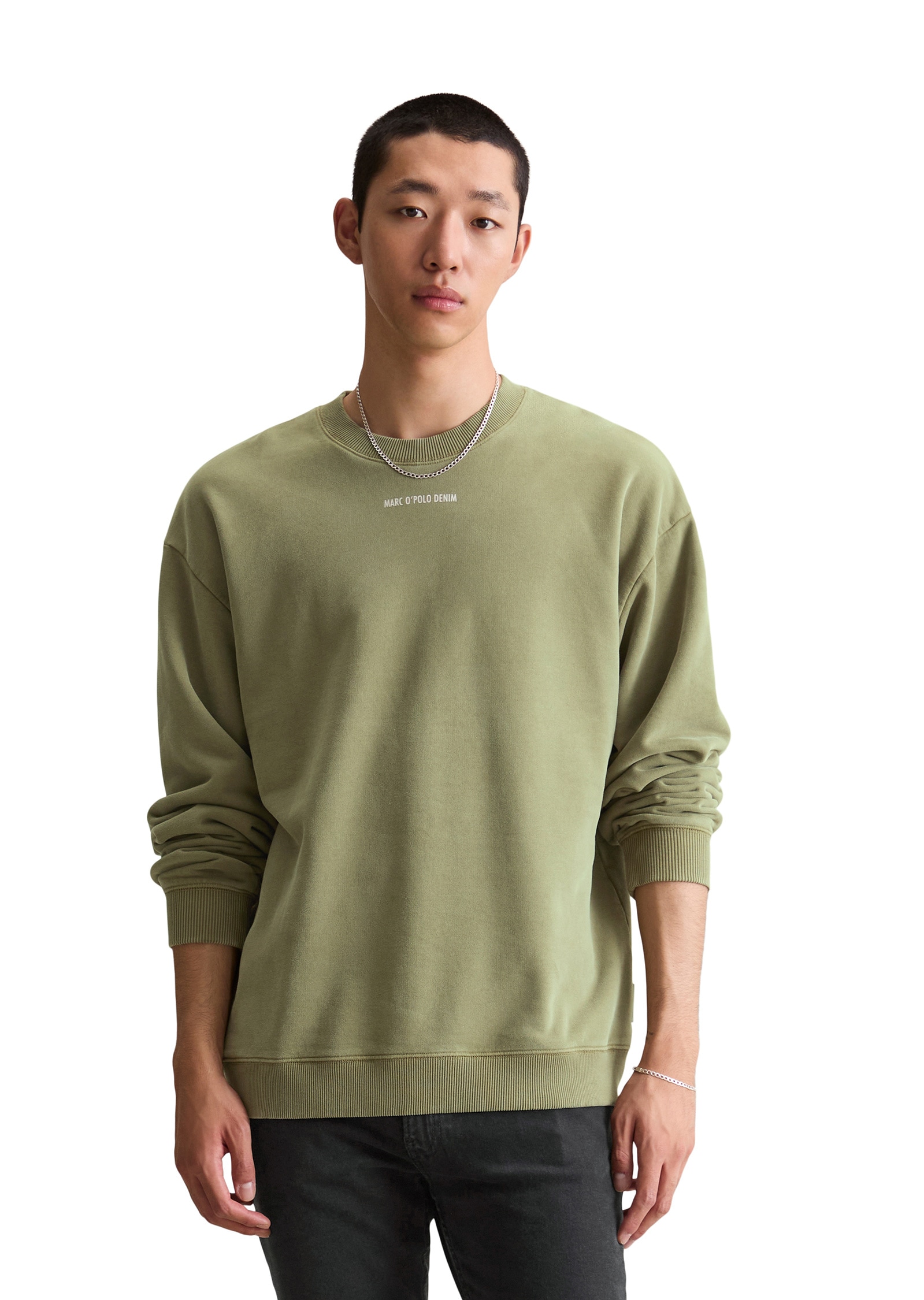 Marc OPolo DENIM Sweatshirt "aus soft-touch Bio-Baumwolle" günstig online kaufen