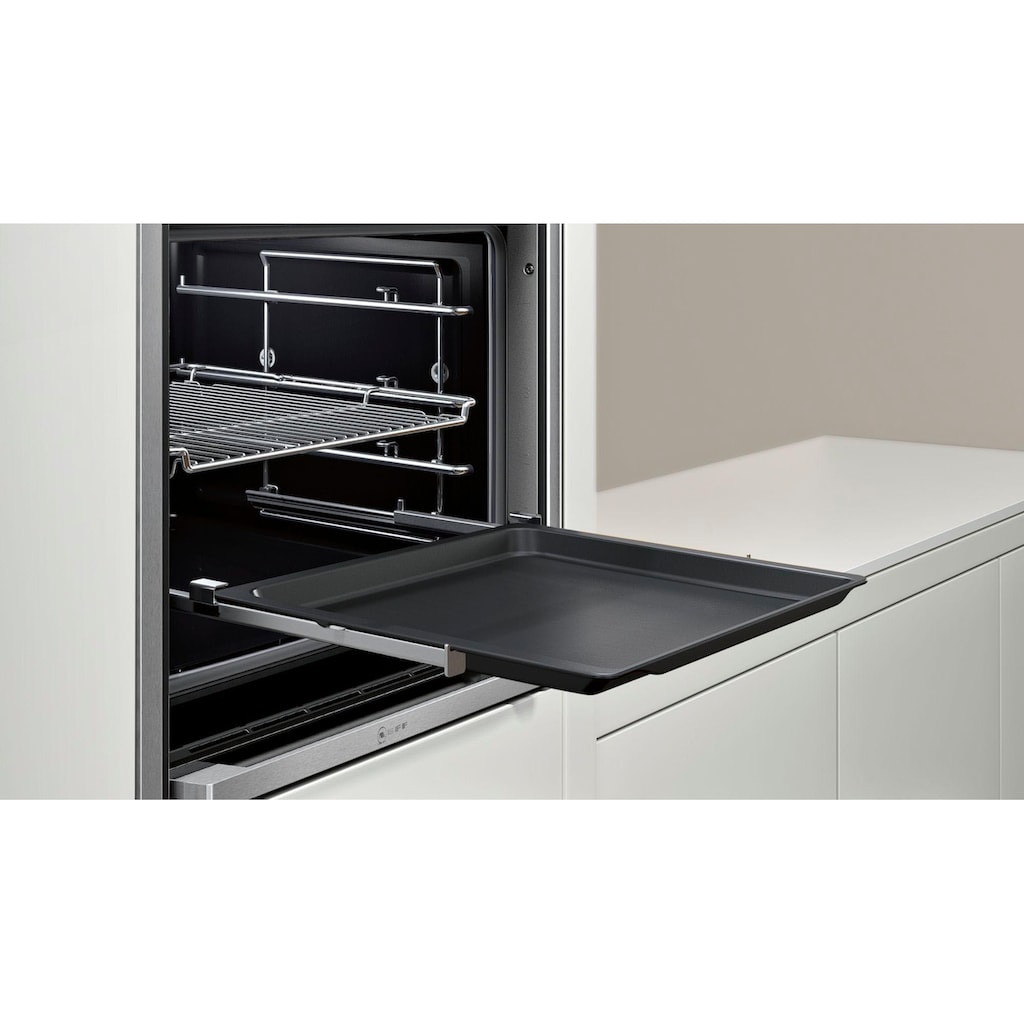 NEFF Einbaubackofen »B45CS24N0«, N 90, B45CS24N0, mit 1-fach-Teleskopauszug, easyClean