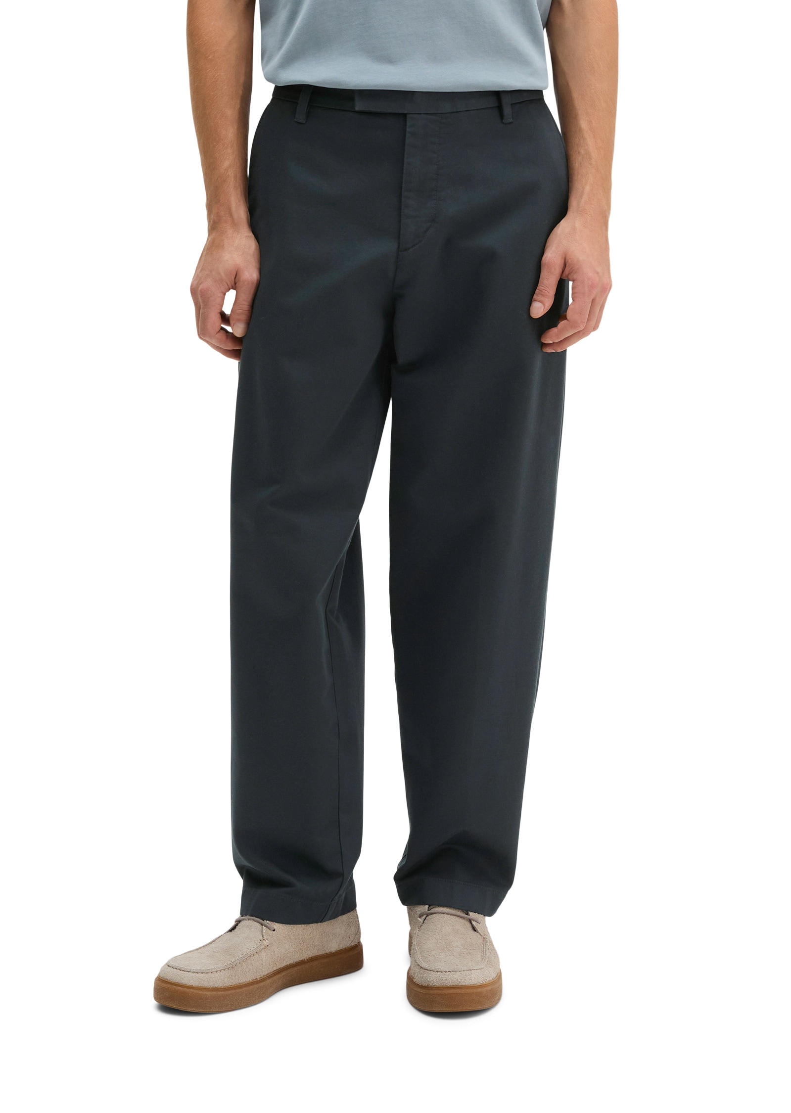 Marc OPolo Chinohose "aus Bio-Bauwoll-Stretch-Satin"
