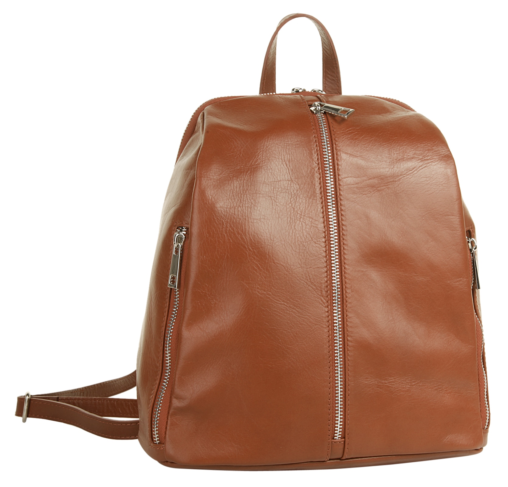 Samantha Look Cityrucksack, echt Leder, Made in Italy