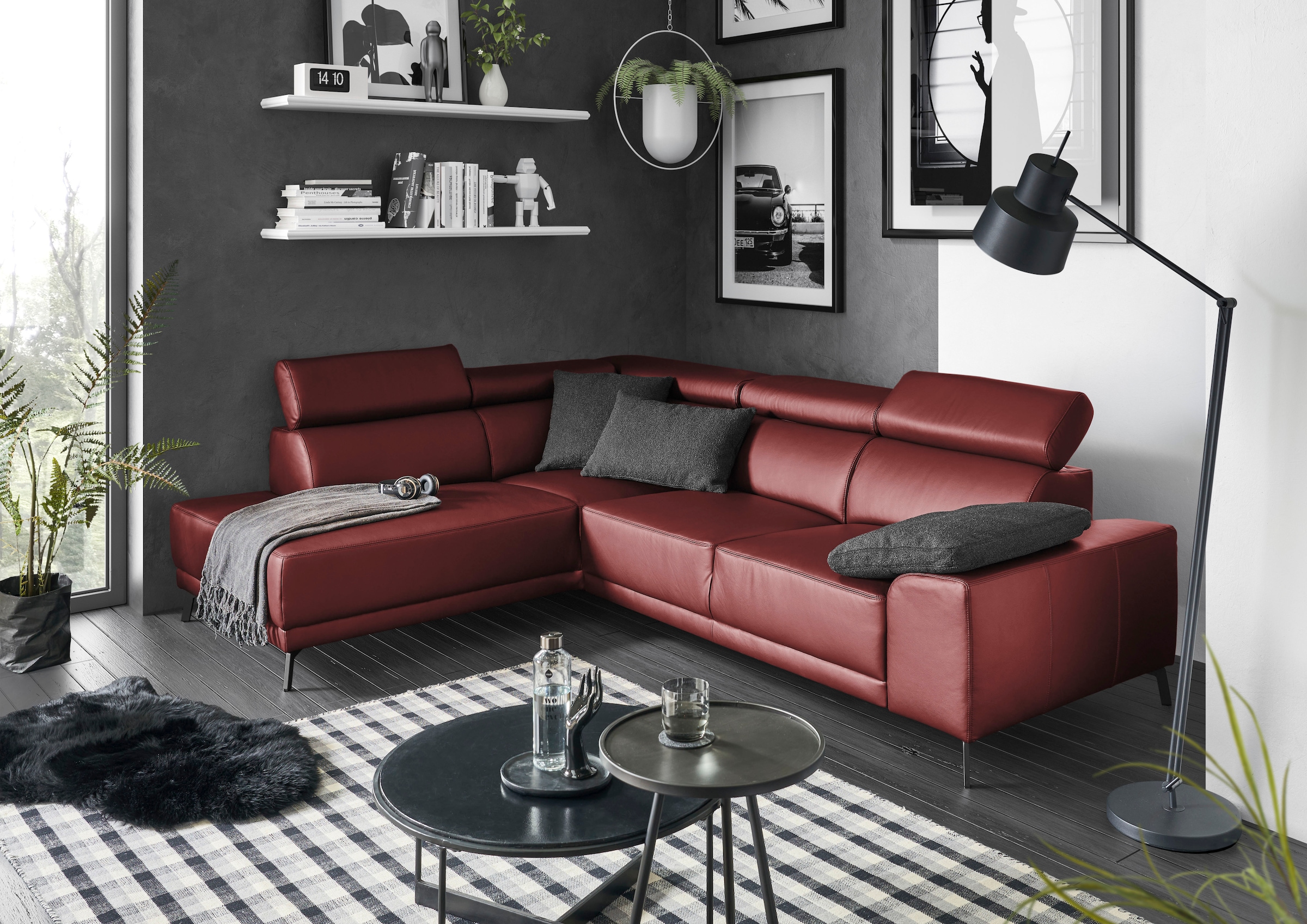 3C Candy Ecksofa "Greve modern und bequem, inkl. manueller Kopfteilverstell günstig online kaufen