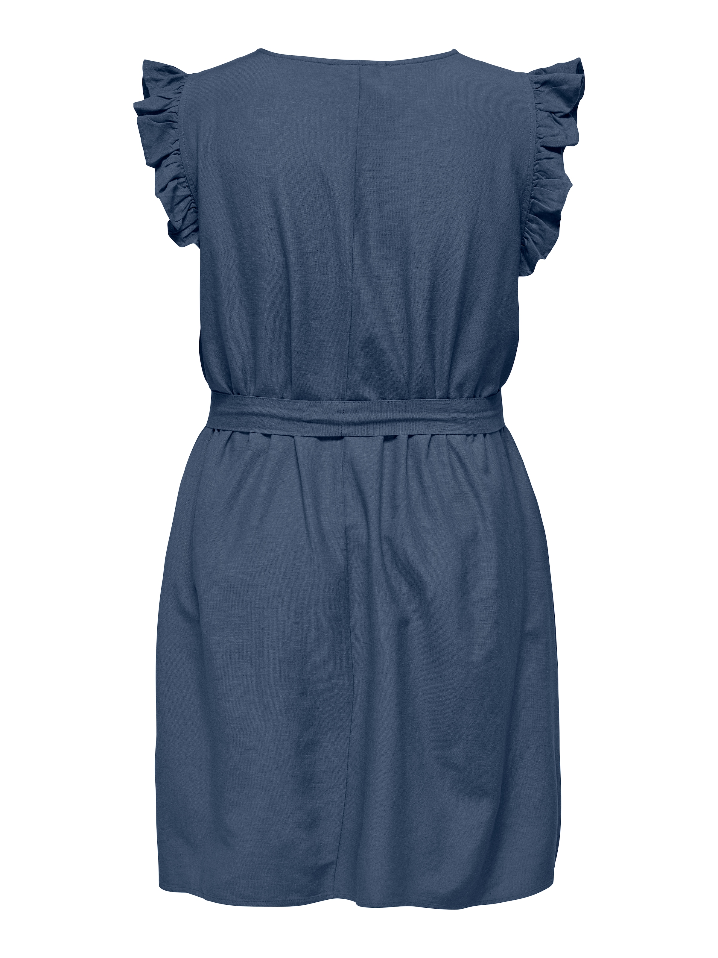 ONLY CARMAKOMA Minikleid "CARJUPITER LIFE S/L FRILL ABK DRESS WVN" günstig online kaufen