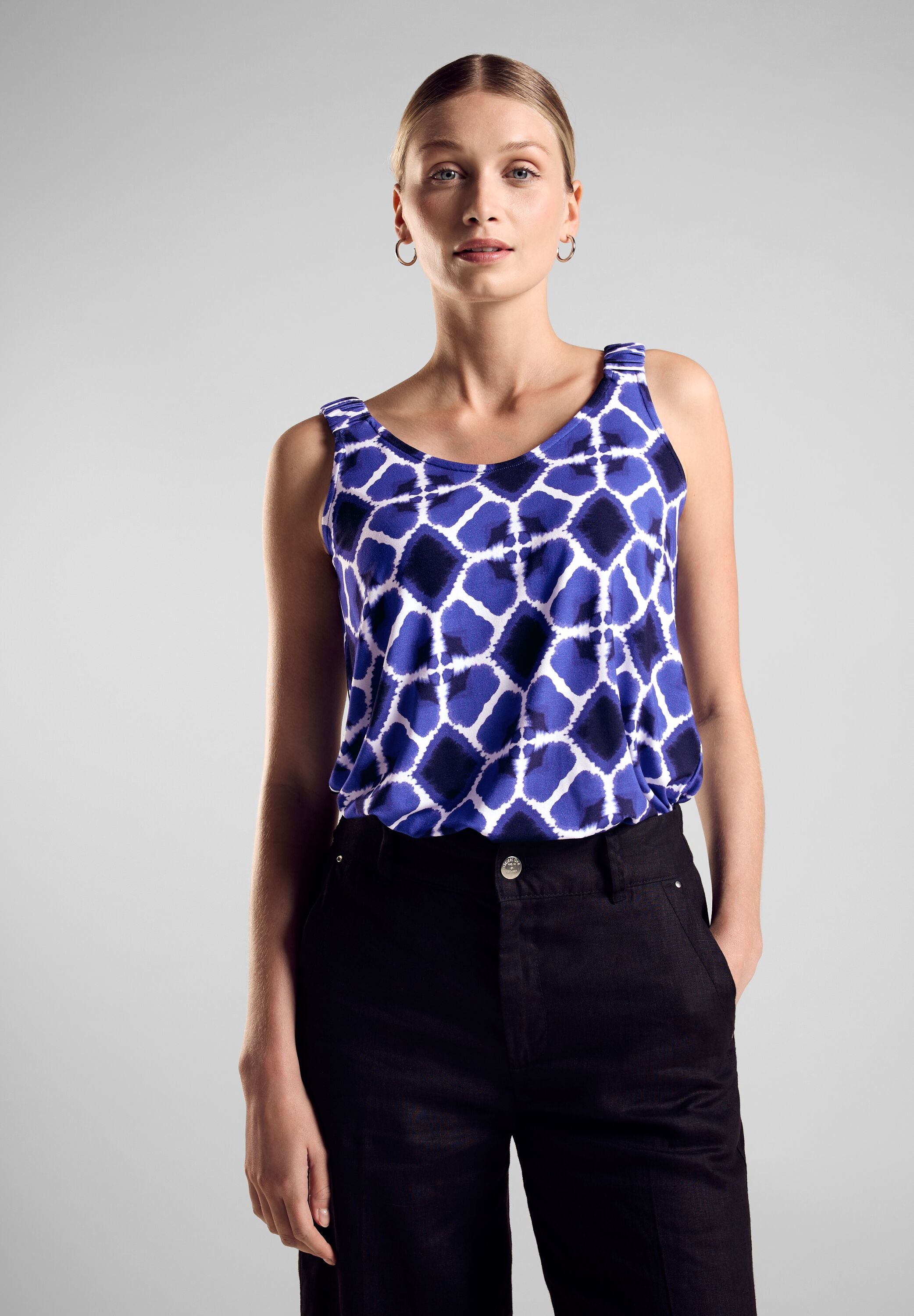 Shirttop, mit All-Over Print