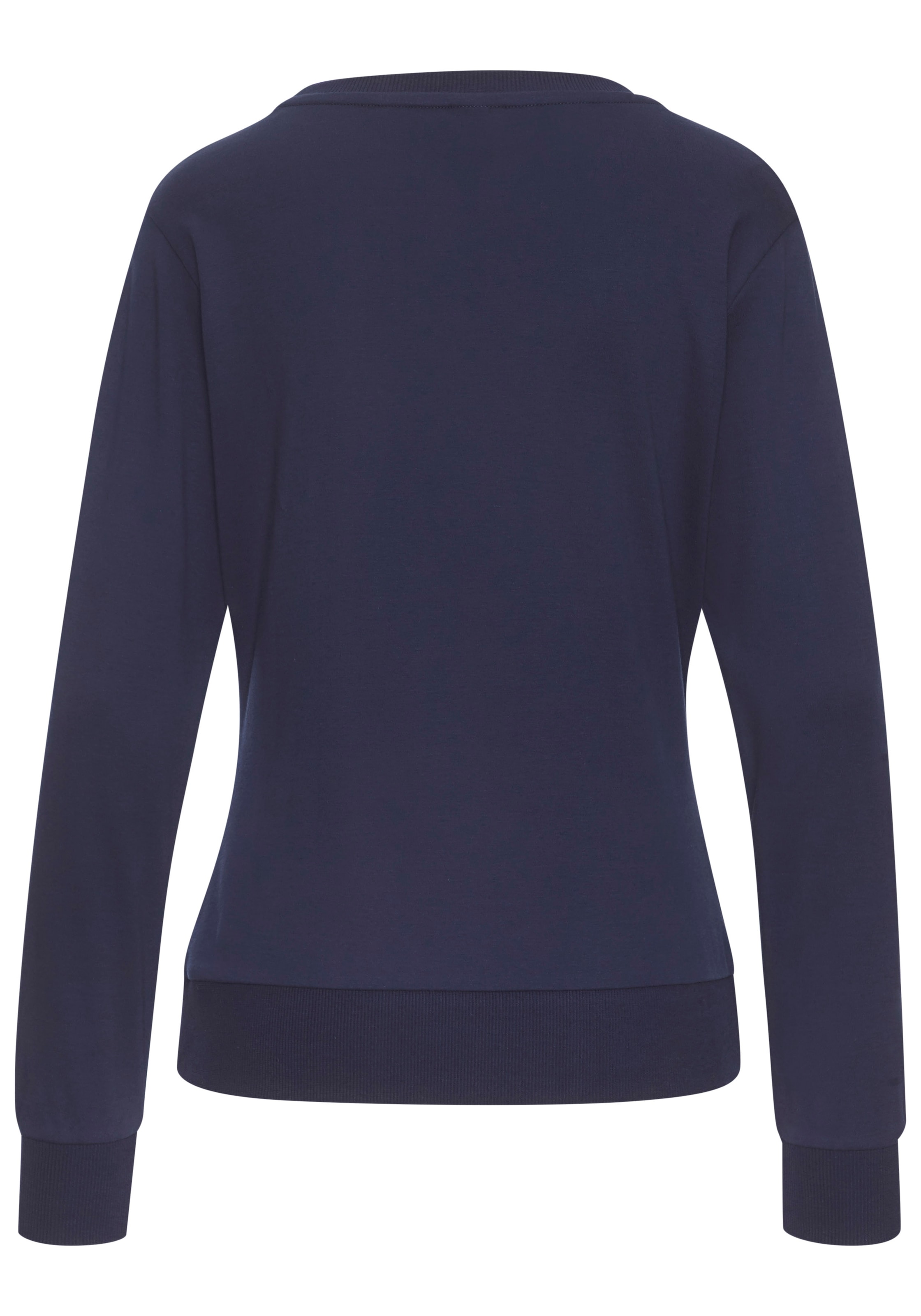 Bench. Loungewear Sweatshirt , mit Logostickerei, Loungewear
