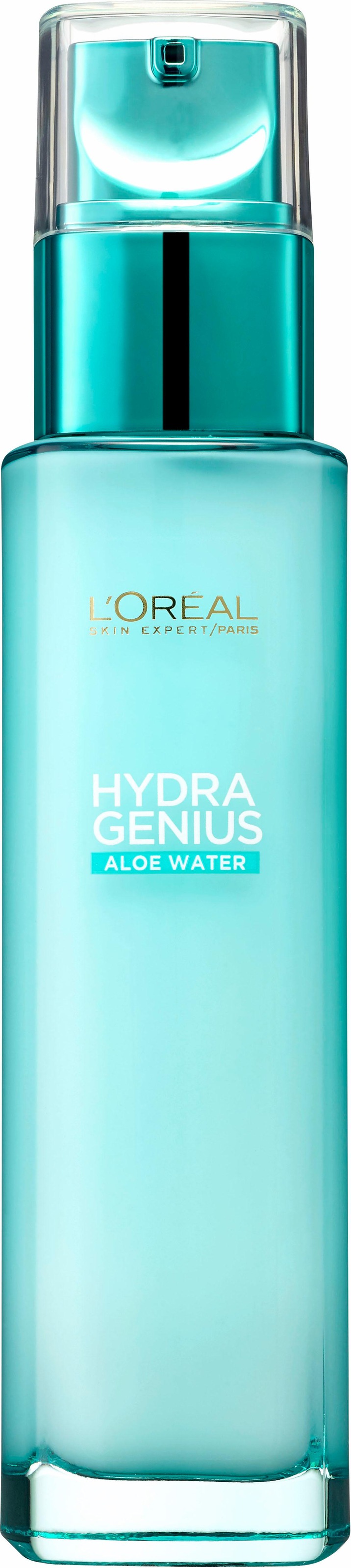 L'ORÉAL PARIS Gesichtsfluid »Hydra Genius Aloe Aqua«, für normale bis Mischhaut