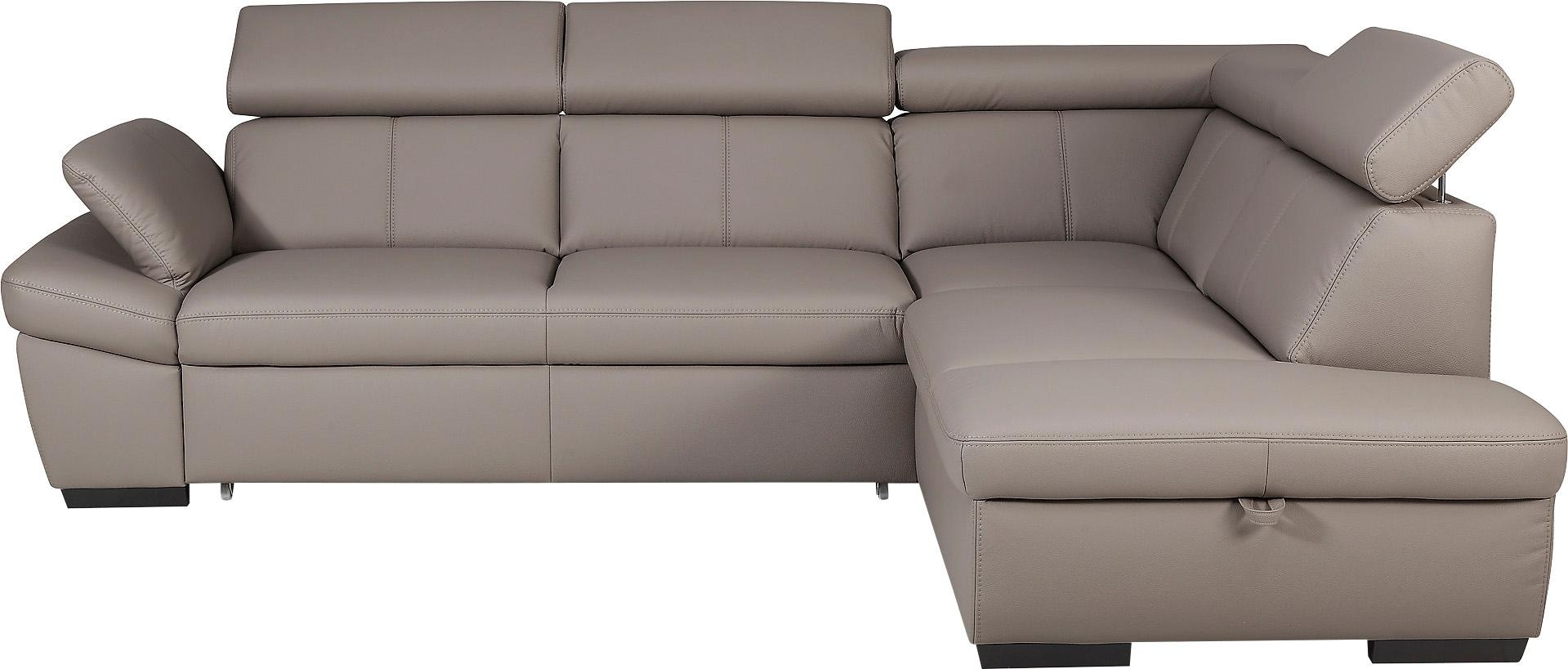 exxpo - sofa fashion Ecksofa "Salerno, Funktionssofa, hoher Sitzkomfort, Br günstig online kaufen