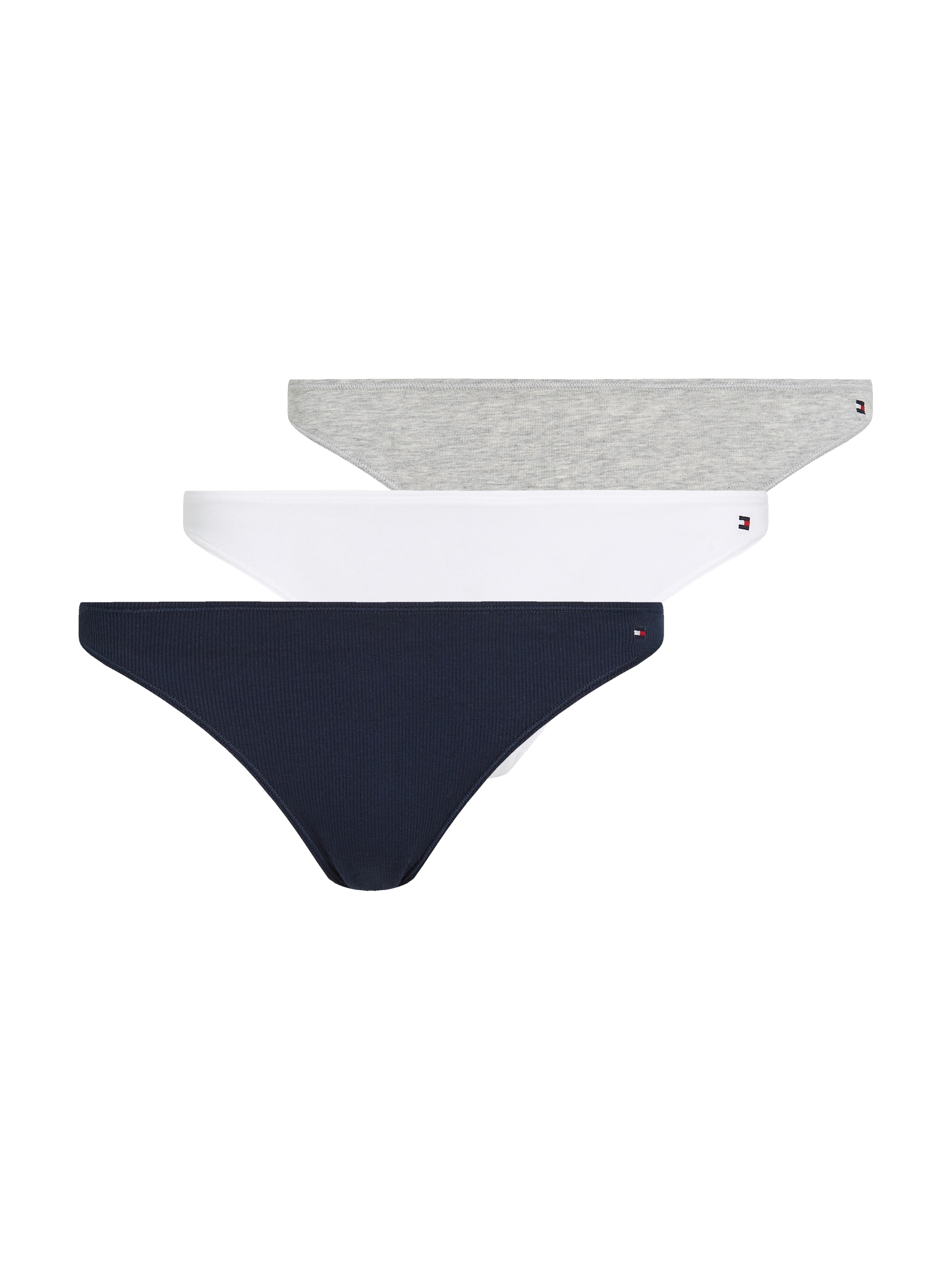 Tommy Hilfiger Underwear Bikinislip "3 PACK DIPPED BIKINI", 3 Stk. mit Logo günstig online kaufen