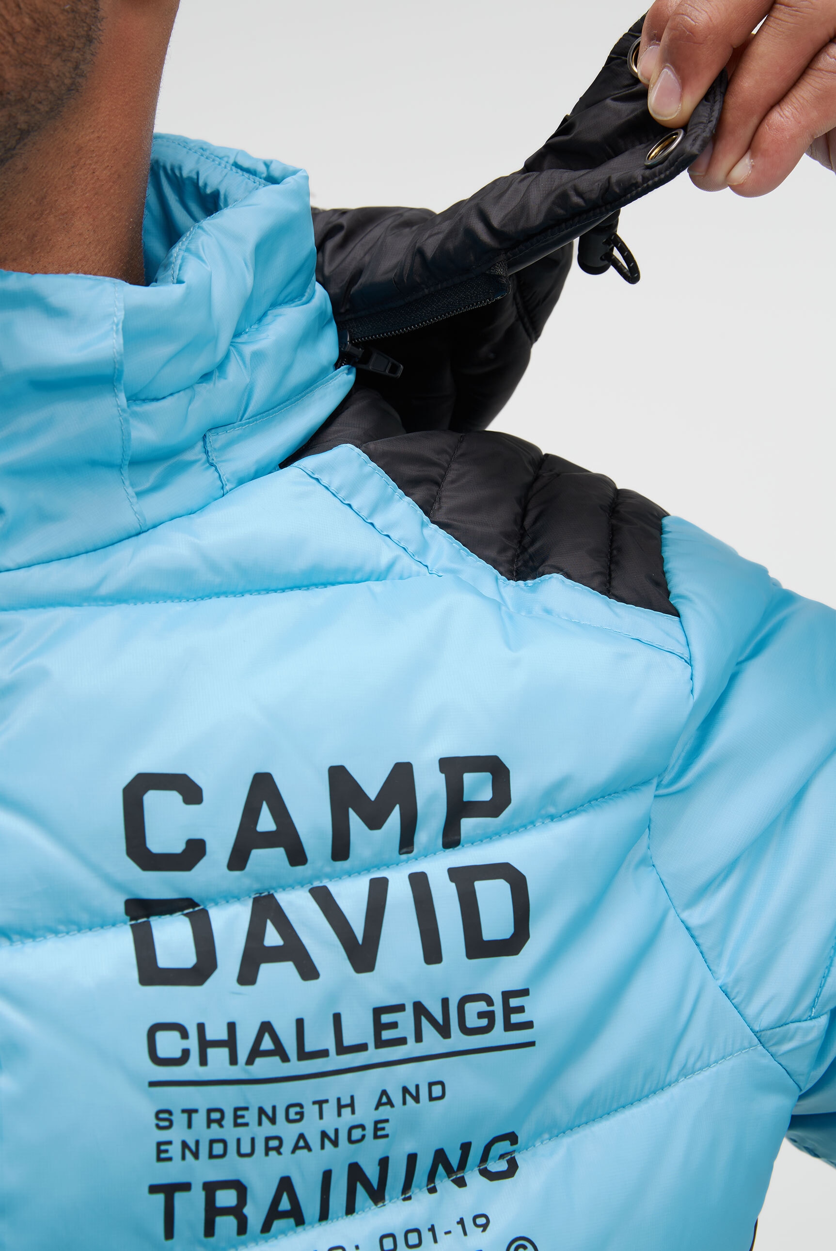 CAMP DAVID Winterjacke mit Kapuze mit abtrennbarer Kapuze