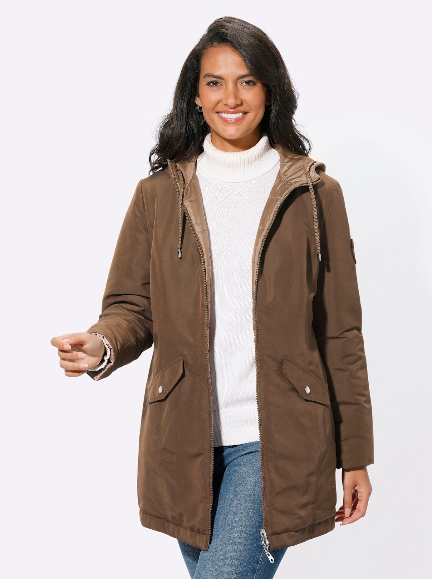 Casual Looks Wendejacke, mit Kapuze