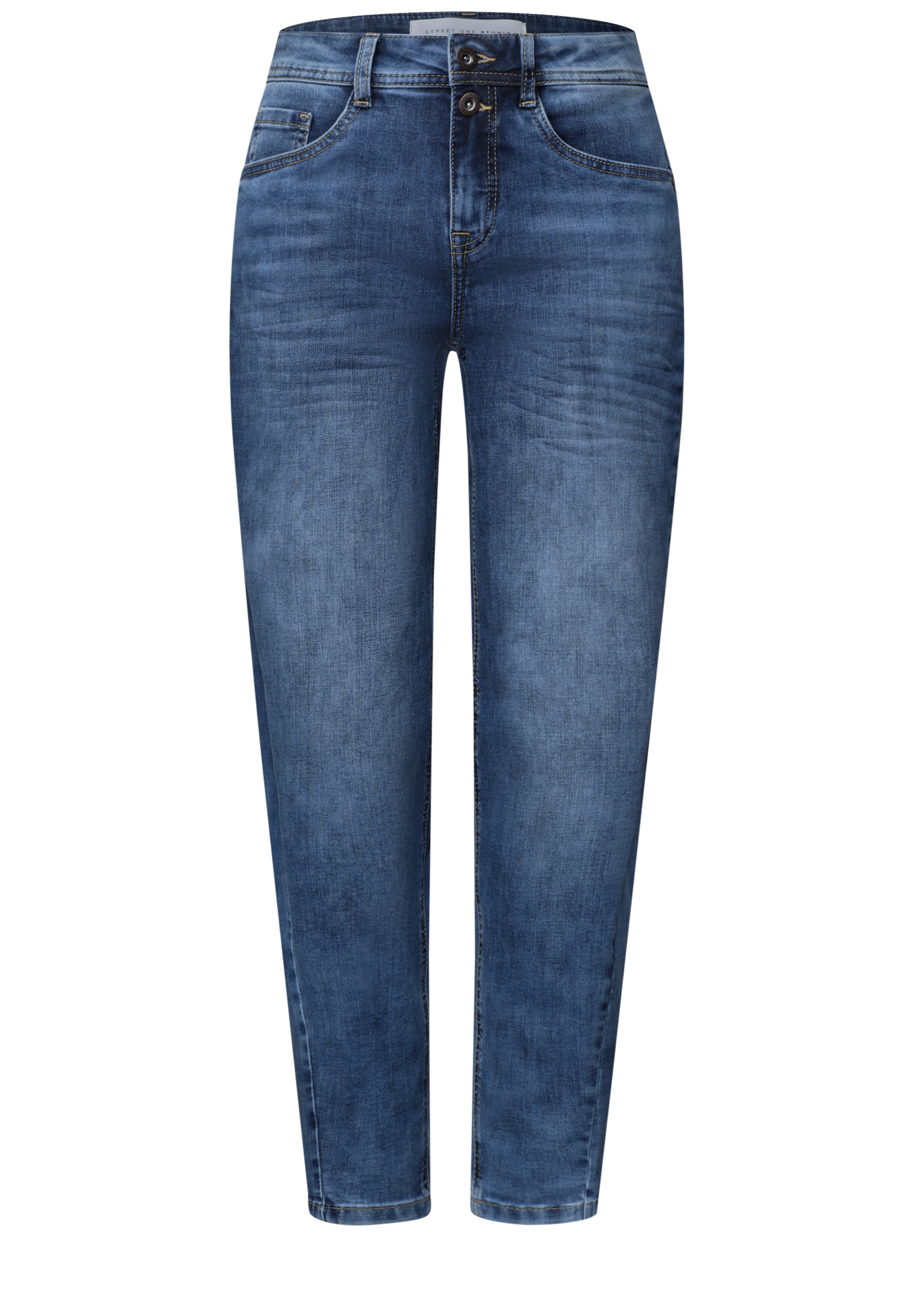 STREET ONE STUDIO Loose-fit-Jeans High Waist