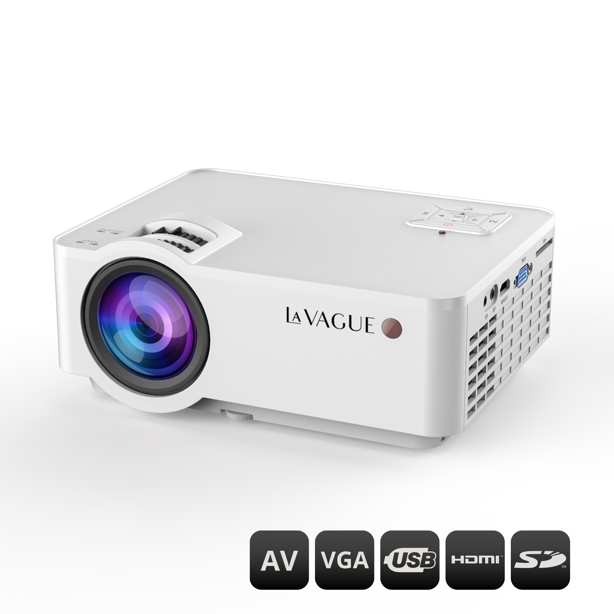 LA VAGUE LED-Beamer »LED-Projektor inkl. LV-STA100FP LV-HD320 BUNDLE« ( )