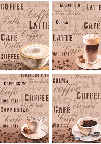 Artland Poster »Milchkaffee Latte MacchiatoCho...
