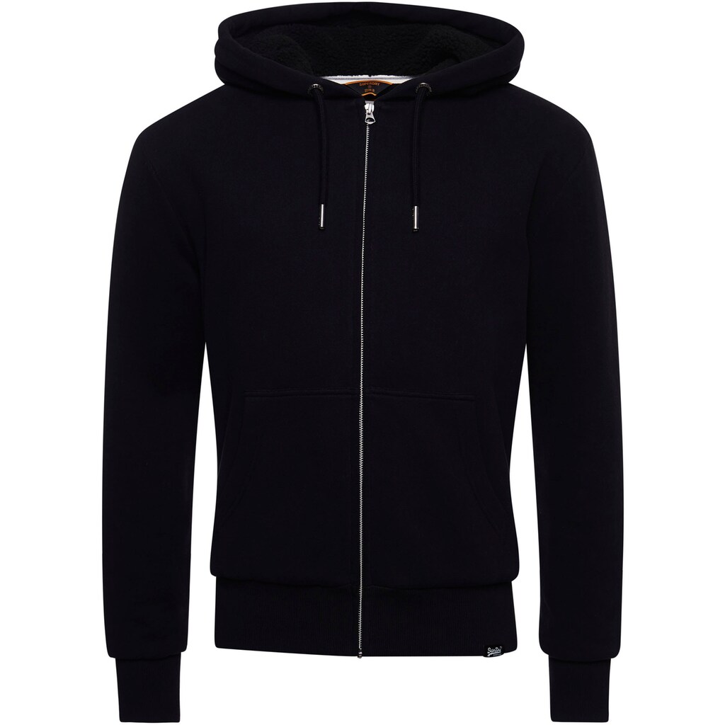 Superdry Kapuzensweatjacke »SD-BORG LINED ZIP HOOD«