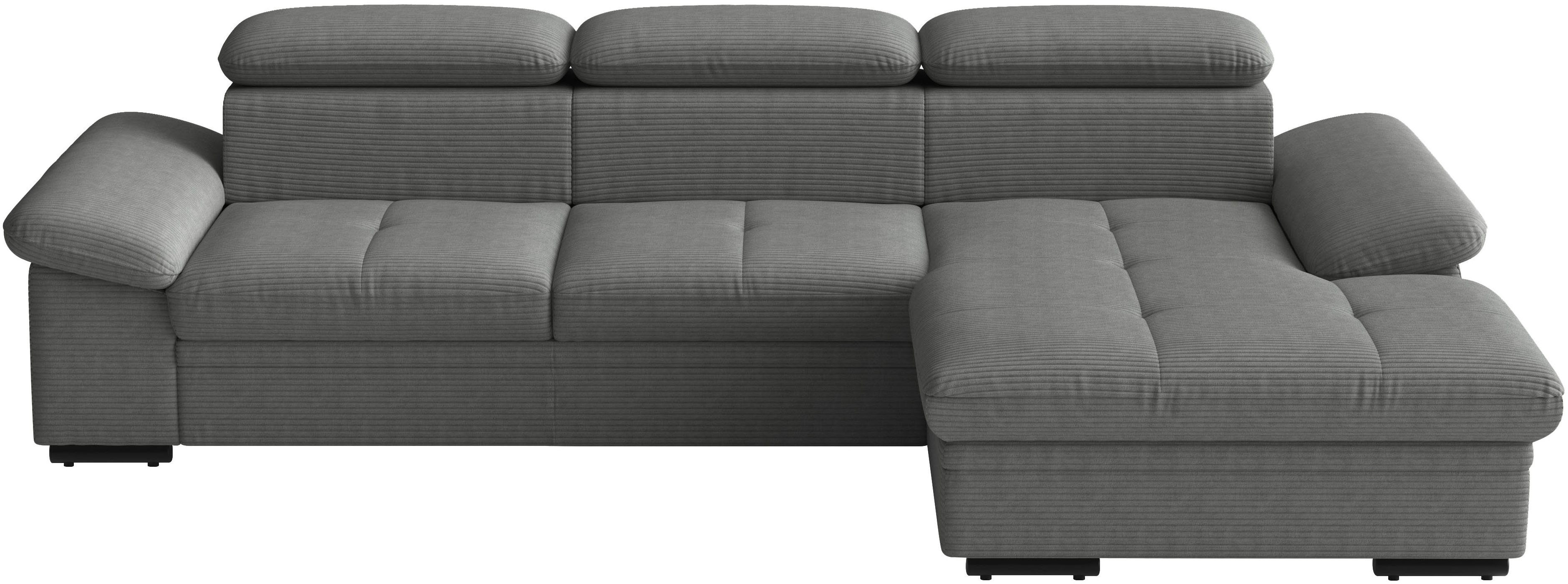 sit&more Ecksofa "Viola L-Form, B: 260 cm, Arm- & Kopfteilverstellung" optional Schlaffunktion,inkl Armteil- & Kopfteilverstellung