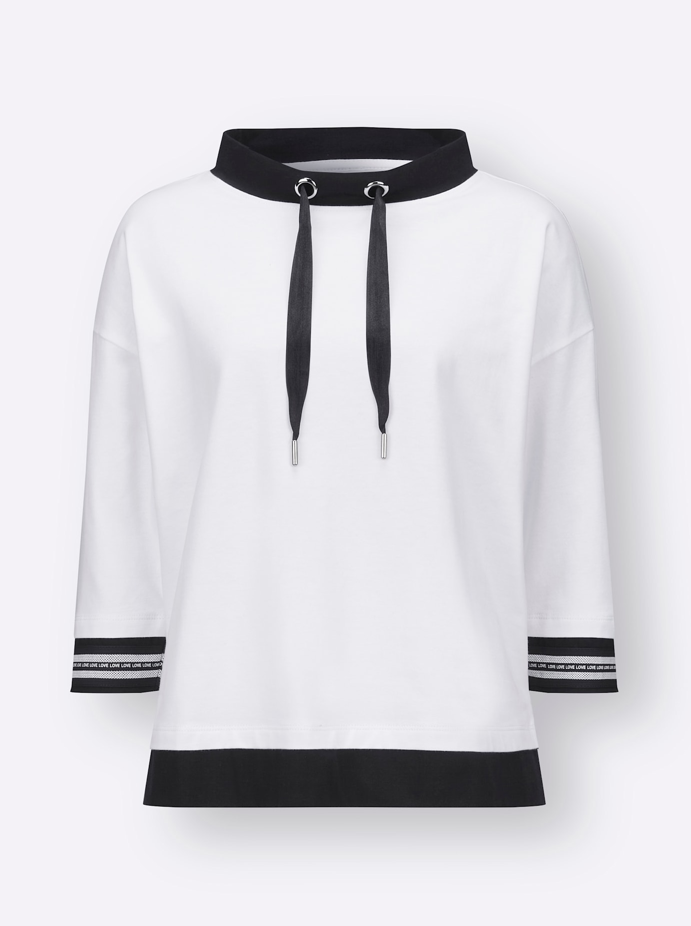 Classic Basics Stehkragenshirt »3/4-Arm-Shirt«, (1 tlg.)