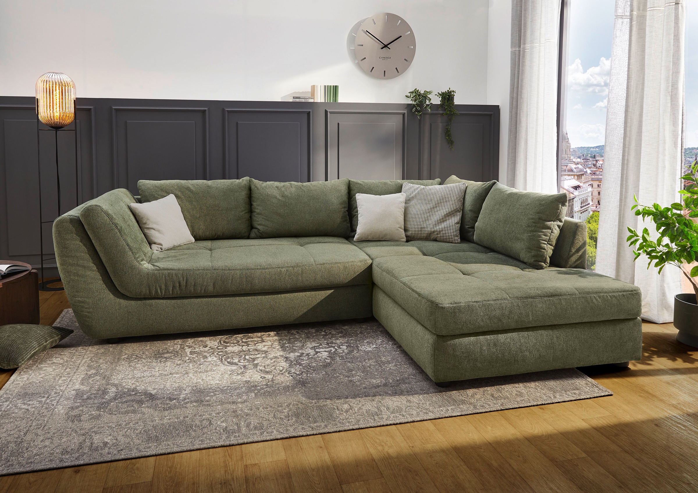 Jockenhöfer Gruppe Ecksofa "Rascasse, L-Form, Rampenotik im modernen Design günstig online kaufen