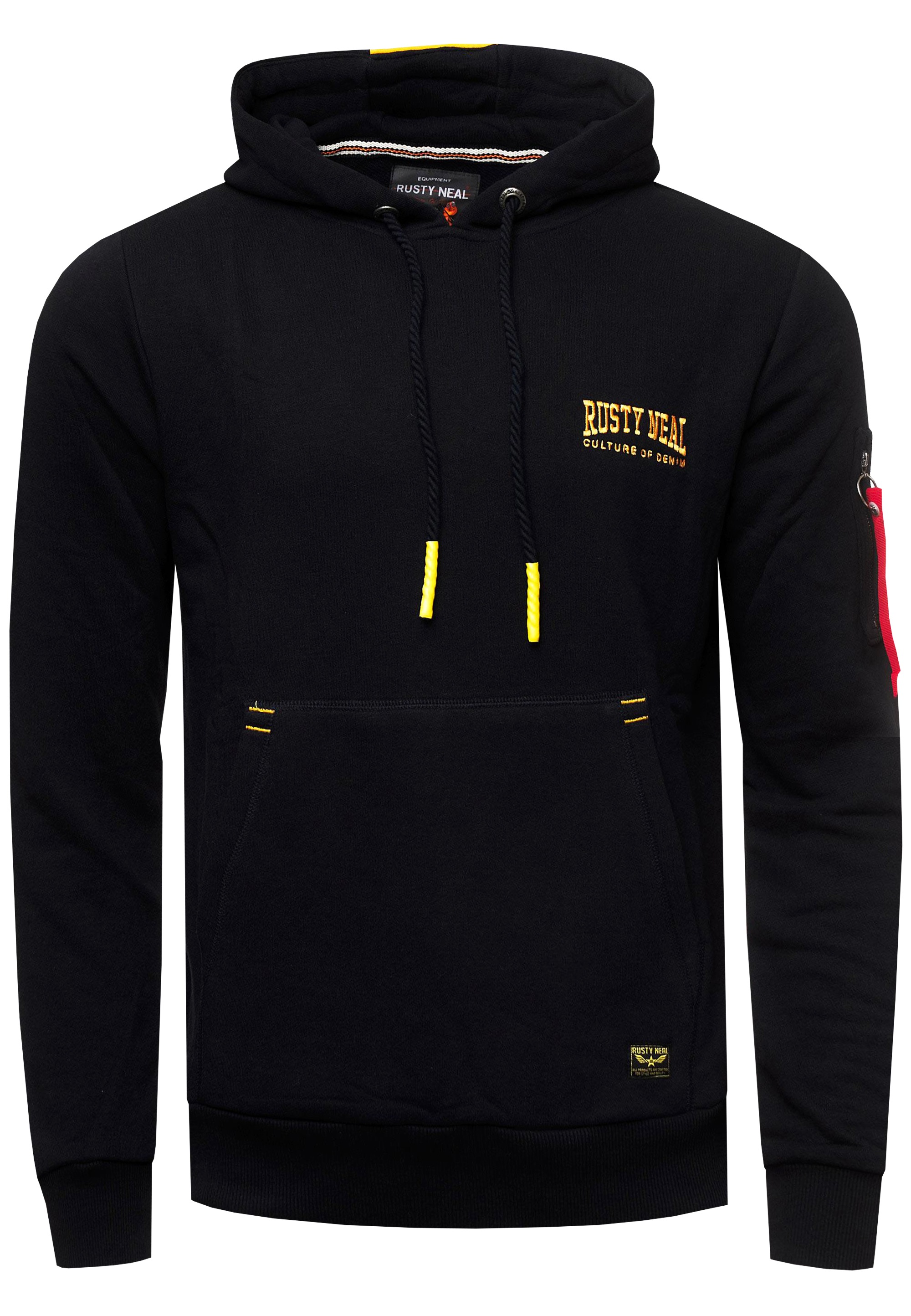 Thumbnail - Rusty Neal Kapuzensweatshirt, mit stylischer Ärmeltasche