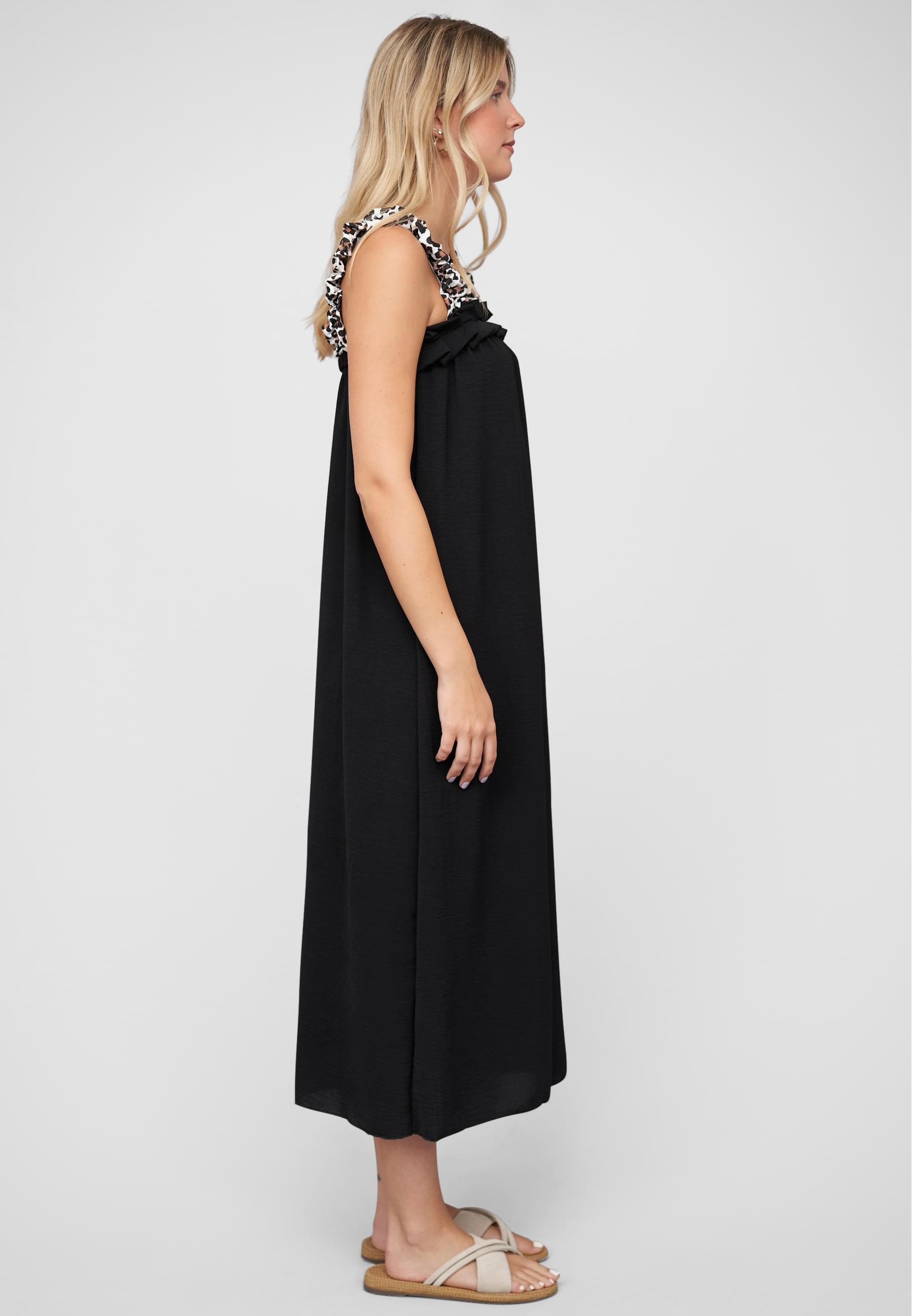 CLOUD 5IVE Shirtkleid »CLOUD 5IVE A-Line Dress with leo print straps« 1 Stk. tlg.