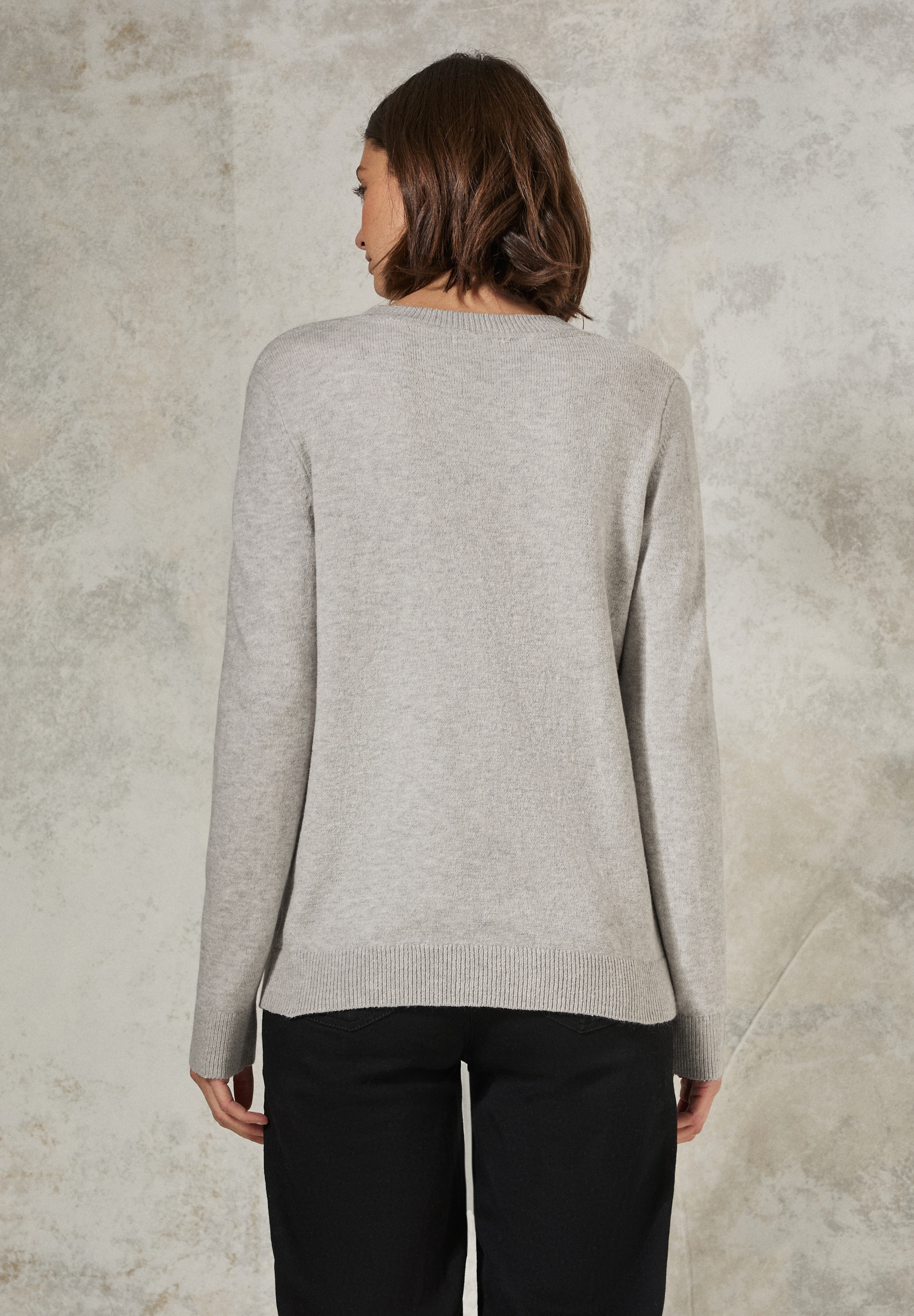 Cecil Strickpullover, aus Baumwolle mit Stretchanteil