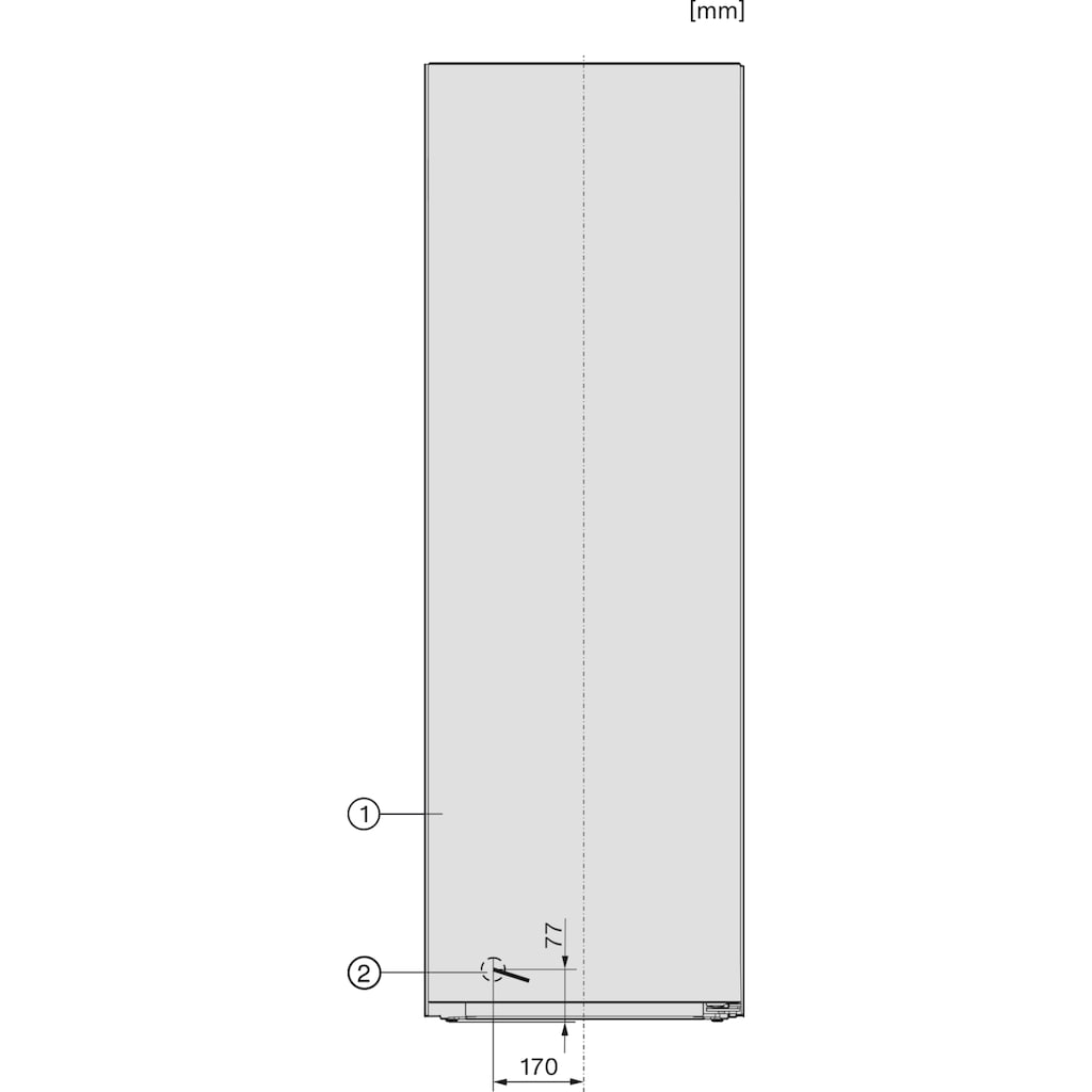 Miele Gefrierschrank »FN 4372 D-1«, 185,5 cm hoch, 59,7 cm breit