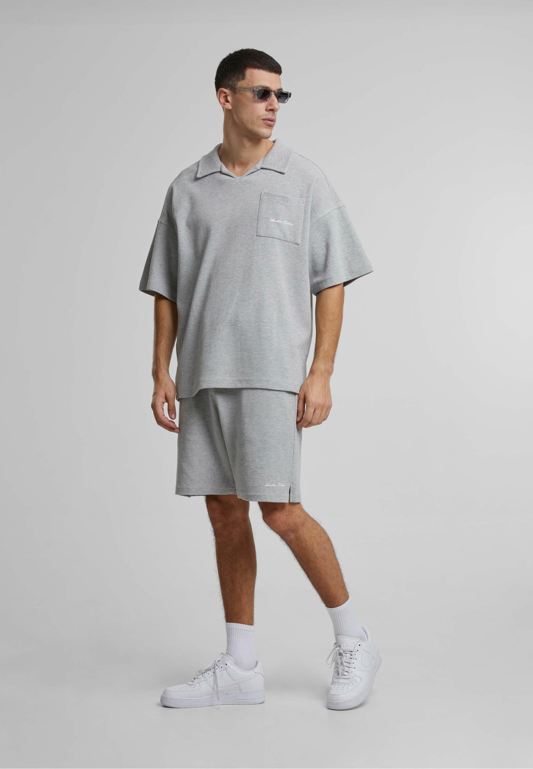 Another Cotton Lab Poloshirt »Another Cotton Lab Another Waffle Oversized Polo Shirt«, (1 tlg.)