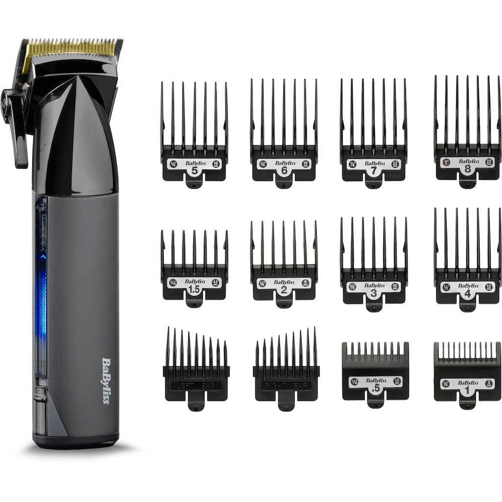 BaByliss Haarschneider »Super-X Metal Haarschneider Black«, 1 Aufsätze