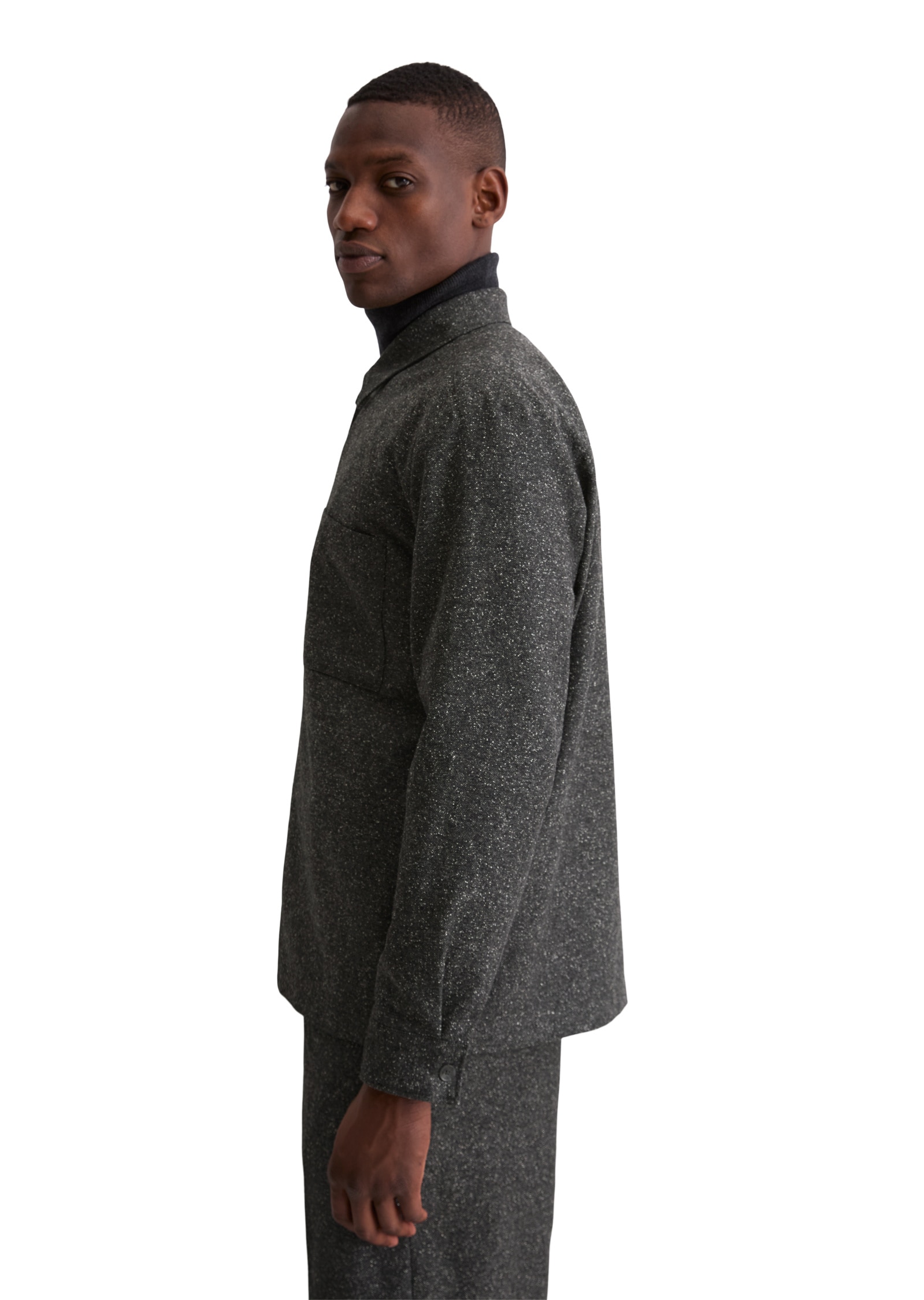 Marc O'Polo Kurzjacke »aus italienischem Schafwoll-Mix« ohne Kapuze