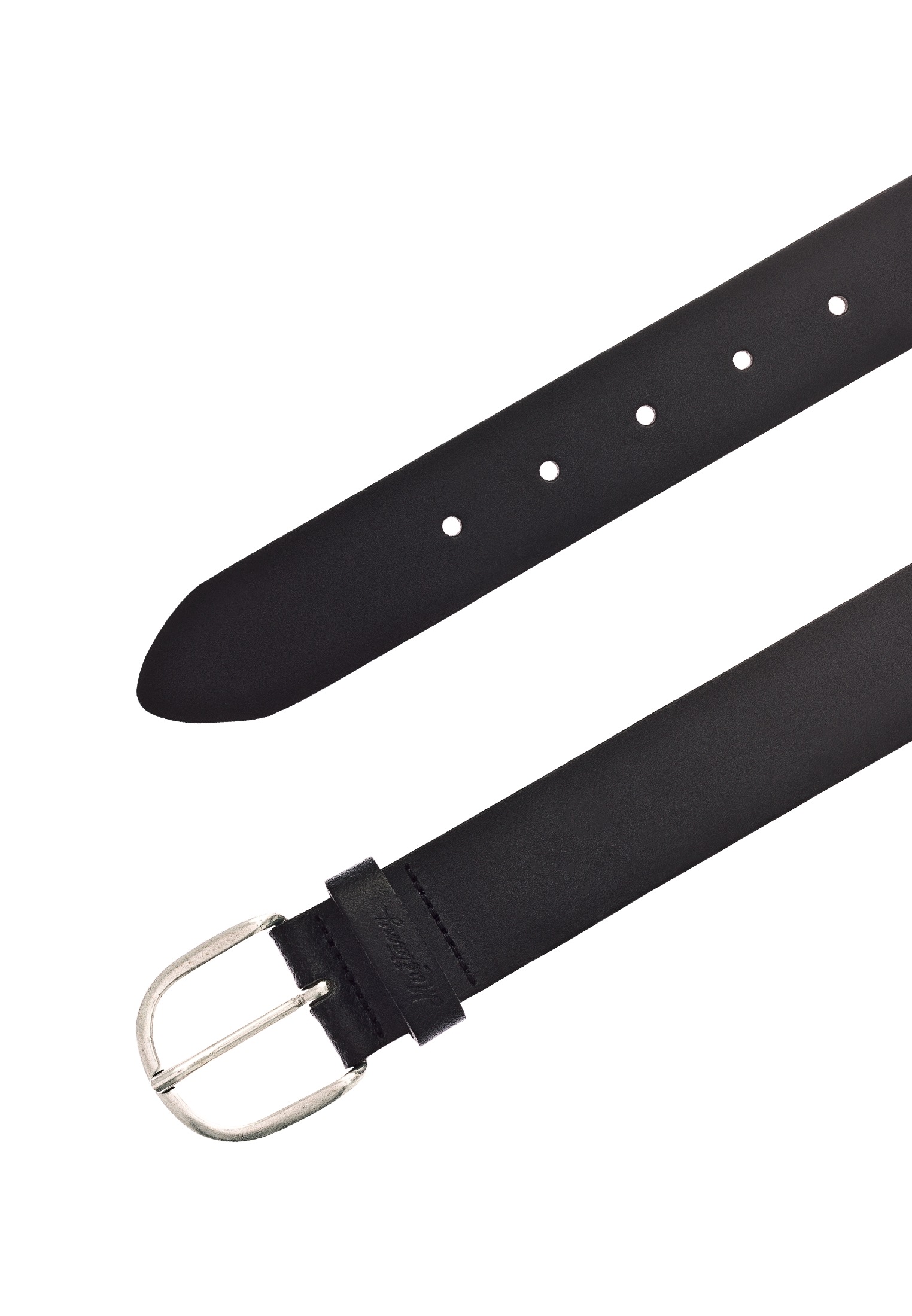 Thumbnail - MUSTANG Ledergürtel Mit geprägtem MUSTANG-Logo auf der Schlaufe, 3,5 cm